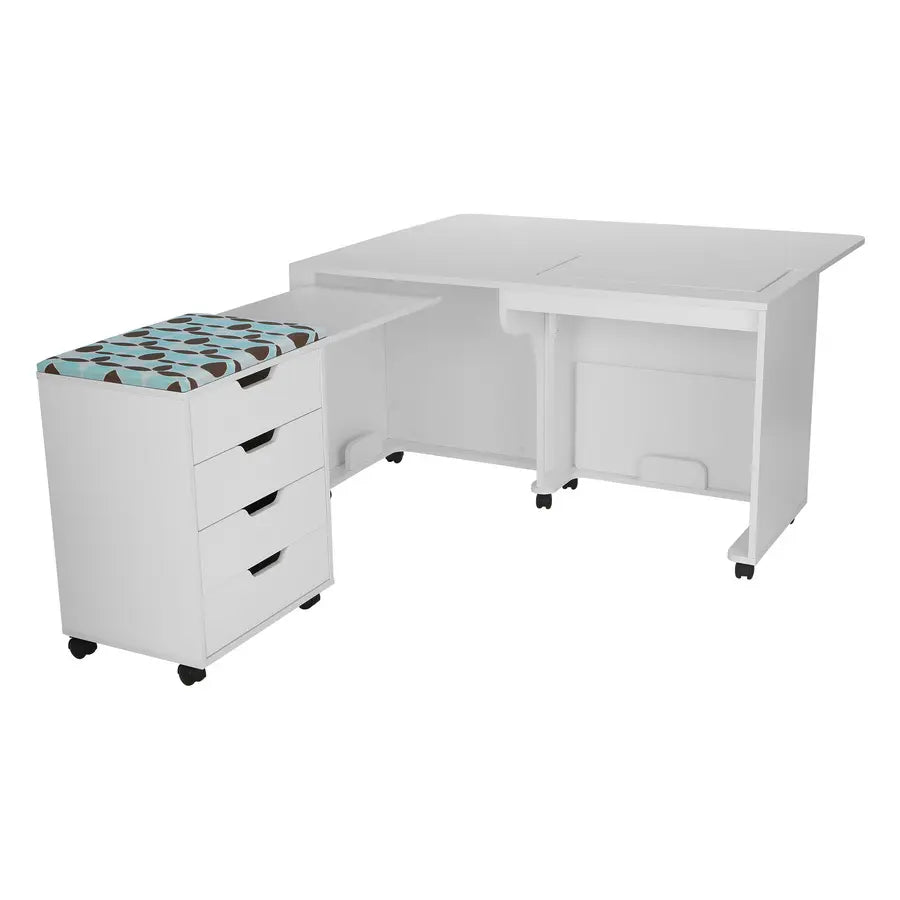 Arrow Laverne & Shirley Sewing Table & Cabinet