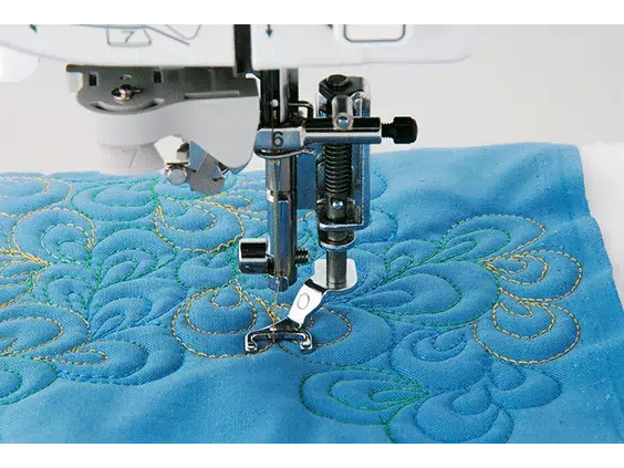 SA187 Brother Metal Free Motion Open Toe Foot