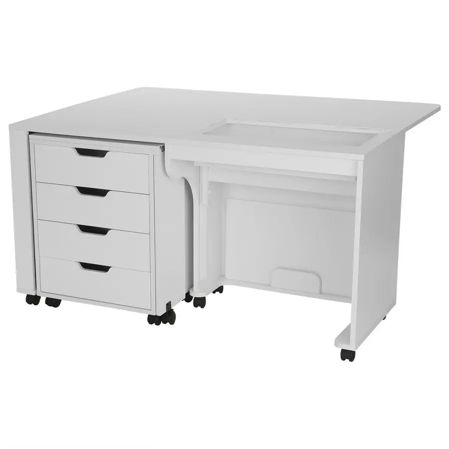 Arrow Laverne & Shirley Sewing Table & Cabinet
