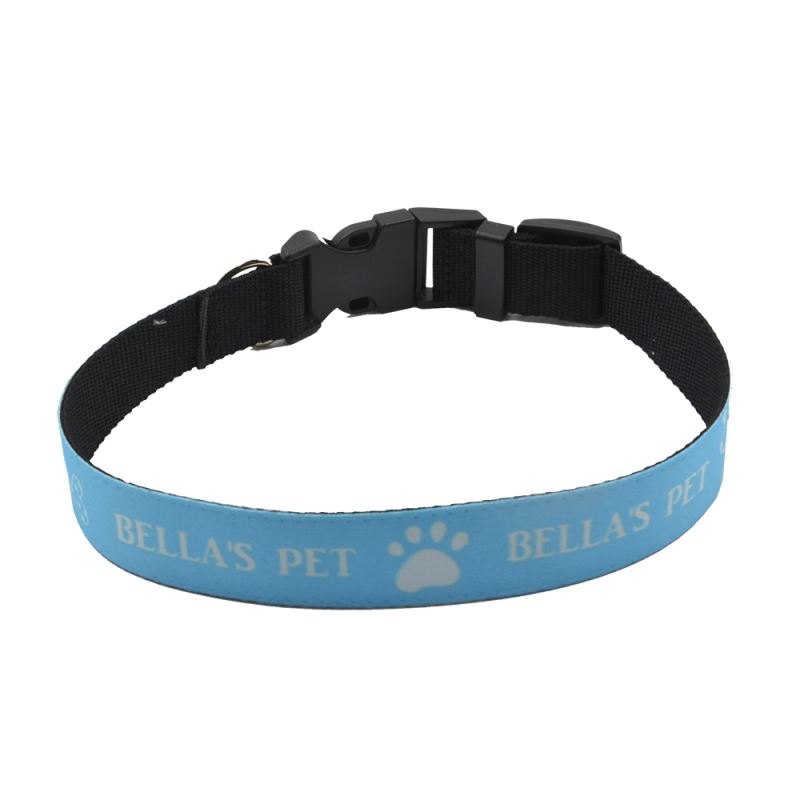 Sublimation Blanks Dog Collar Polyester Adjustable by INNOSUB USA - 3 Sizes