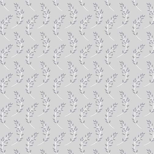 Sweet Dreams Flannel - Dreamy Leaf - Gray