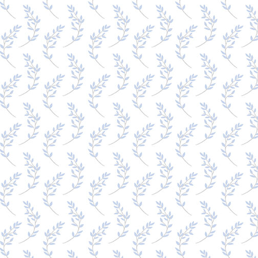 Sweet Dreams Flannel - Dreamy Leaf - White