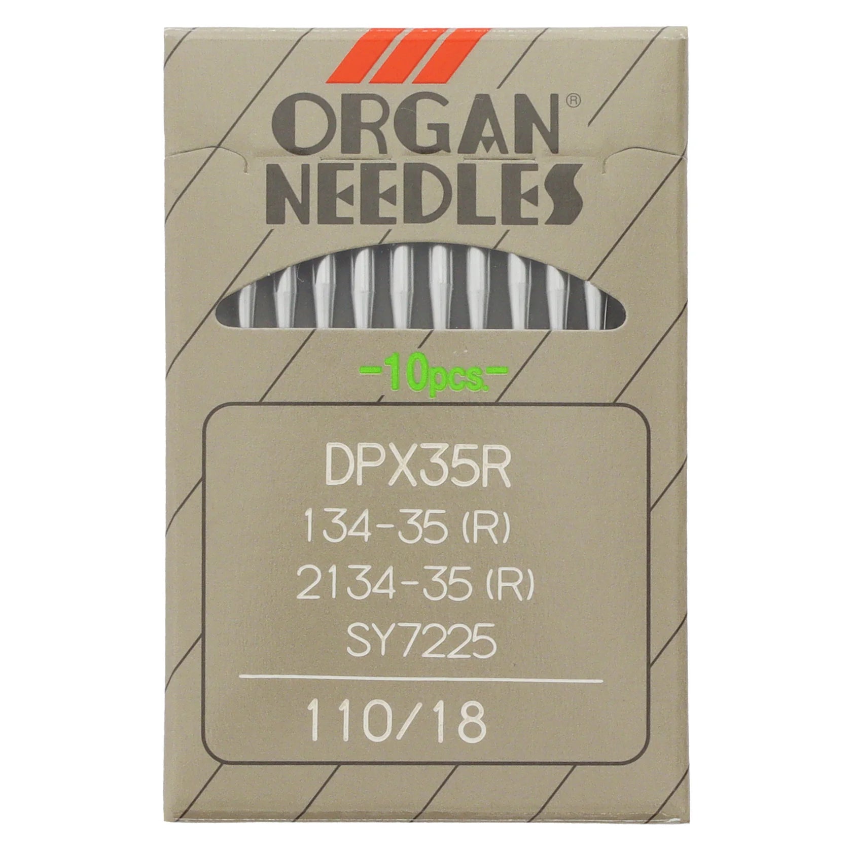 Industrial Needles, Organ Type 110-18 (10pk)
