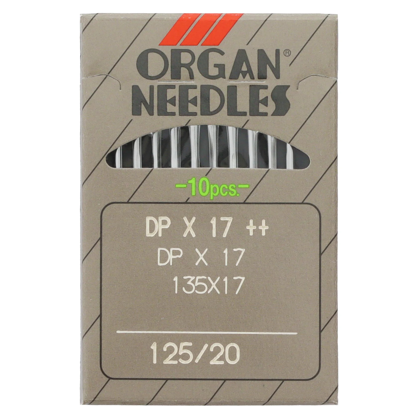 Needles, Organ Type 125/20 (10pk)