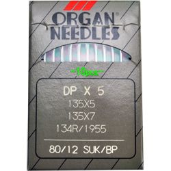 Ball Point Needle Organ 80/12 # 135X7-12B