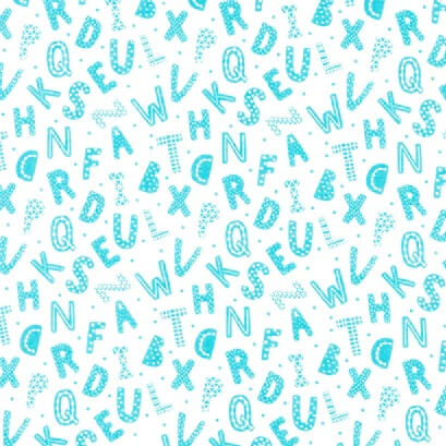 Comfy Flannel - Alphabet