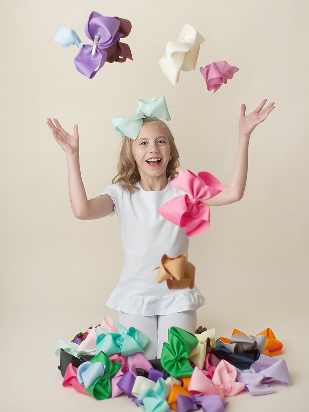 Solid Hair Bows