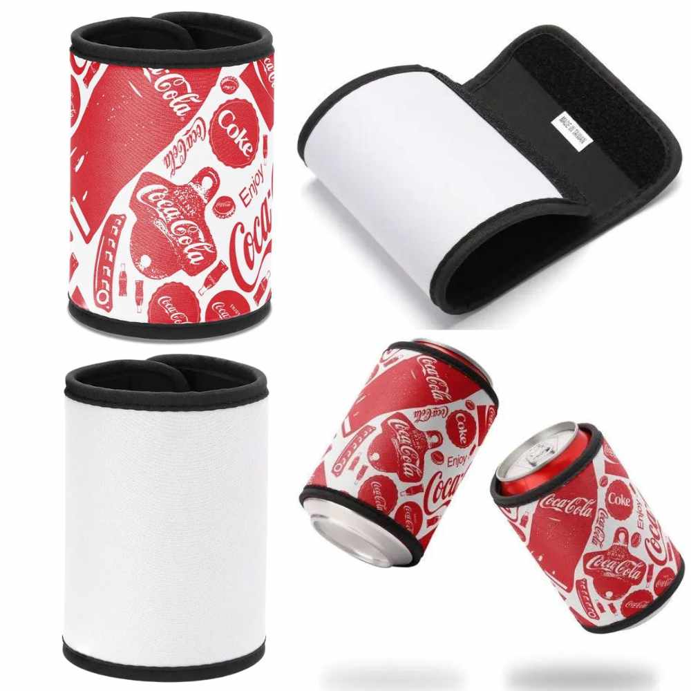 Sublimation Blanks Can Cooler Neoprene 12 Oz | Black Edge| Sublimation Printing by INNOSUB USA