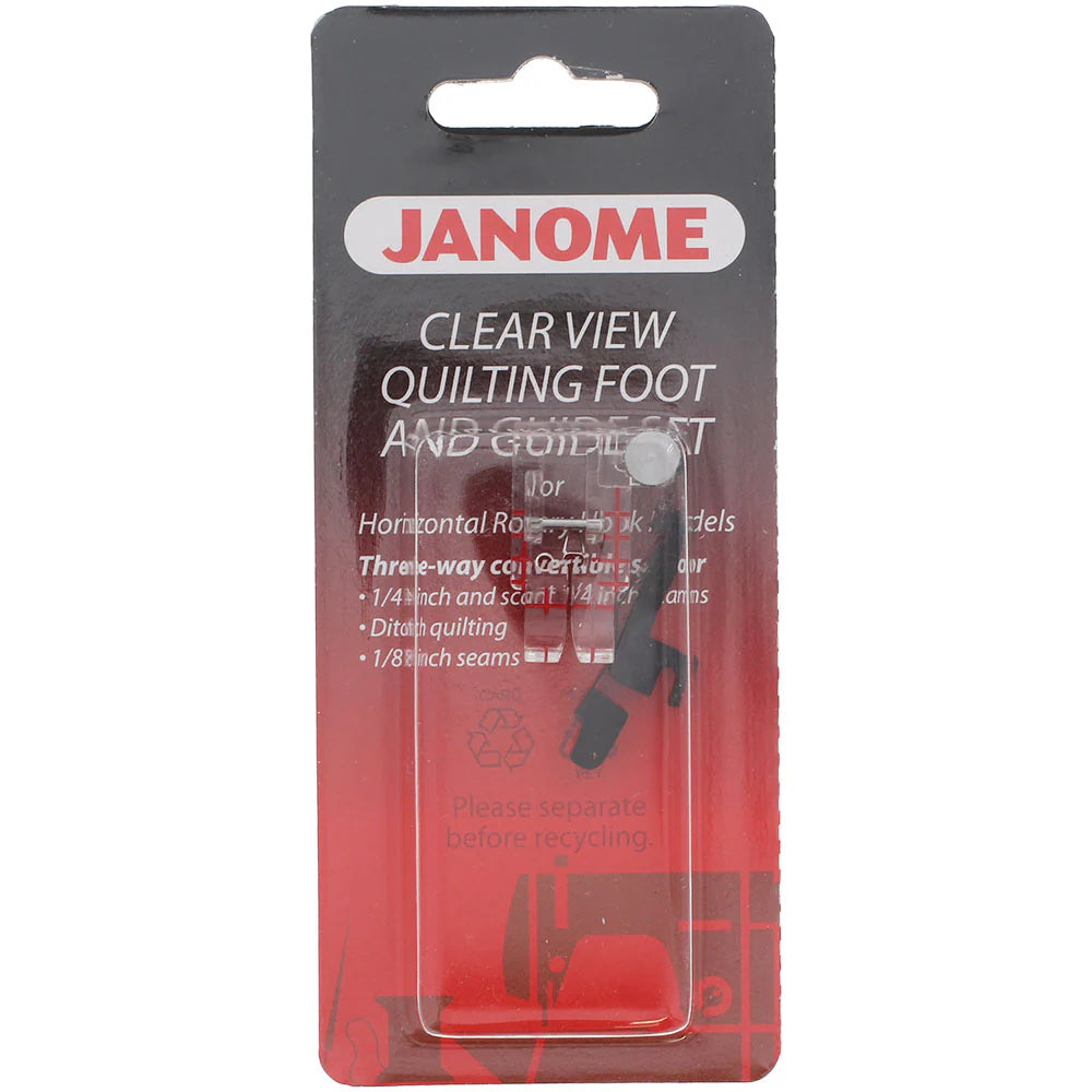 Clearview Quilting Foot and Guide Set, Janome #200449001