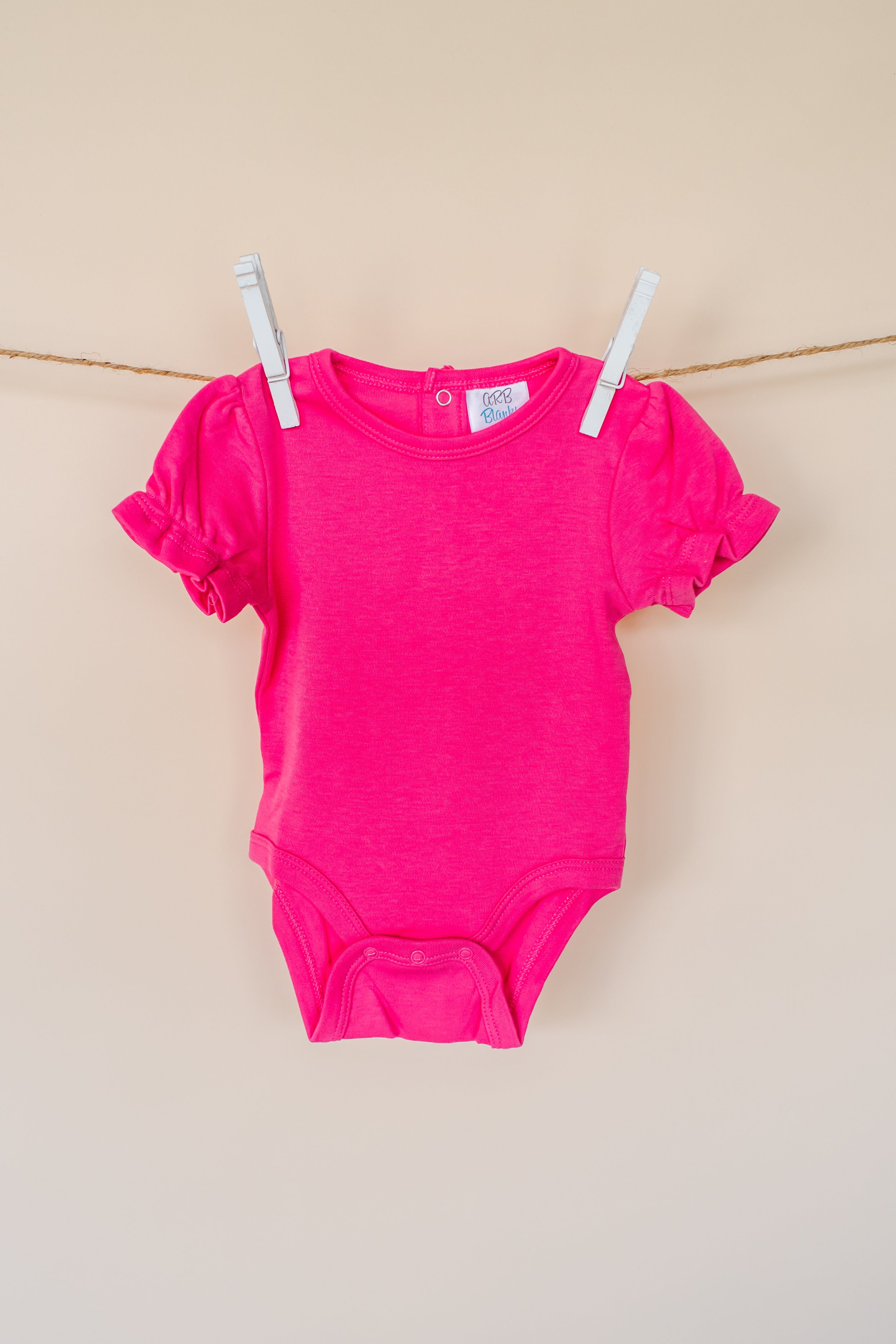 Girl's Short Sleeve Ruffle Bodysuit