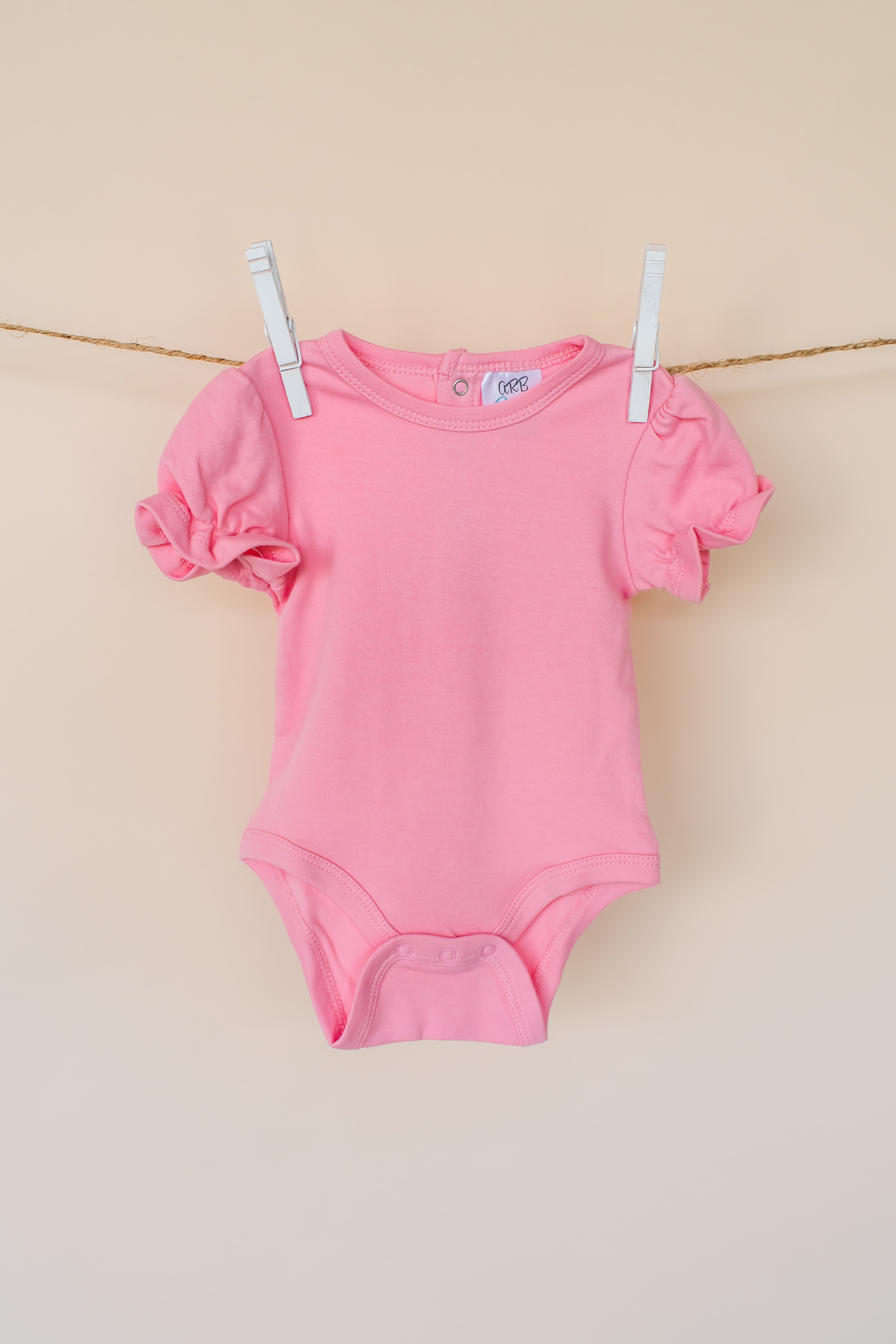 Girl's Short Sleeve Ruffle Bodysuit