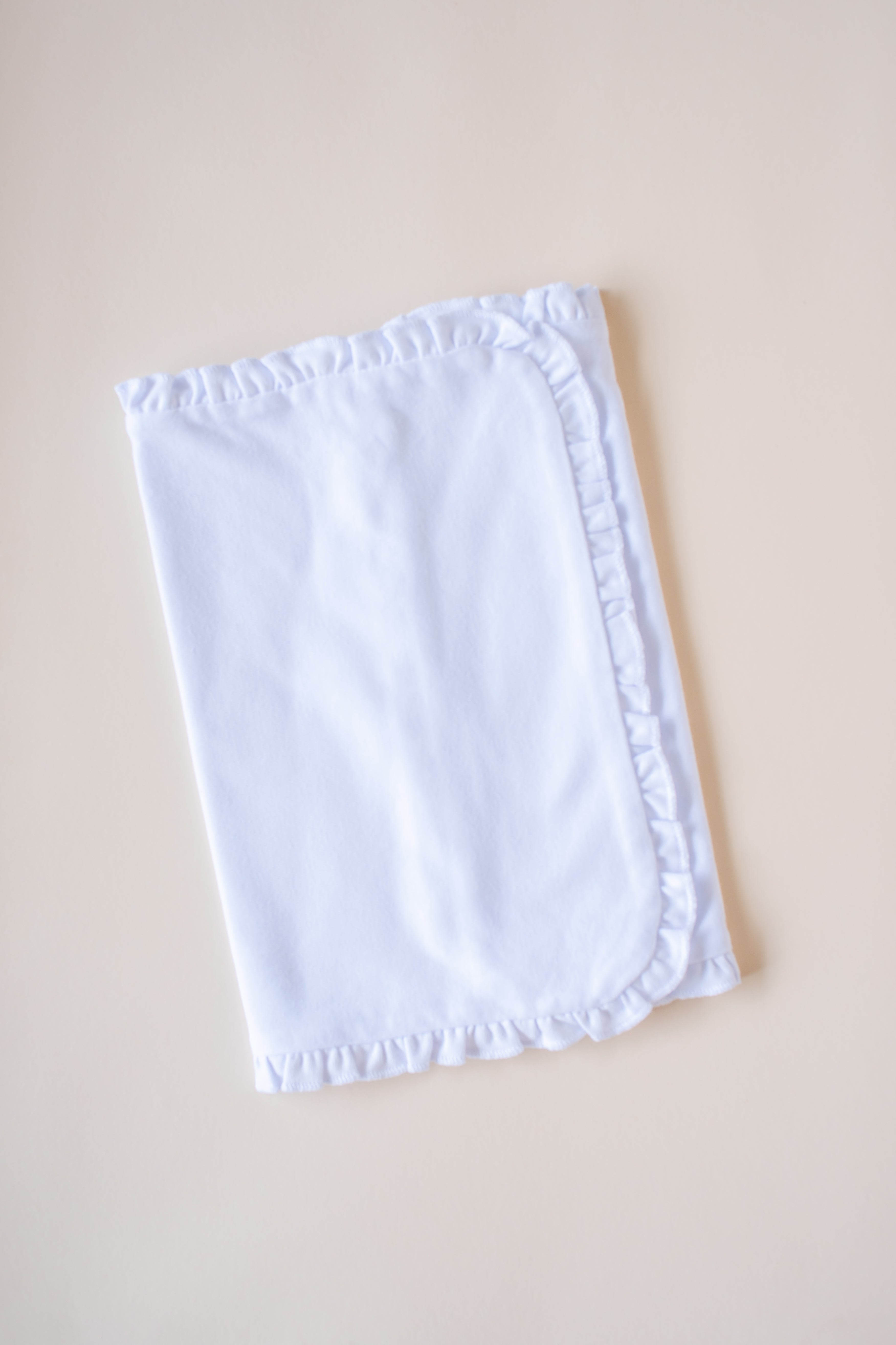 Ruffle Burp Cloths