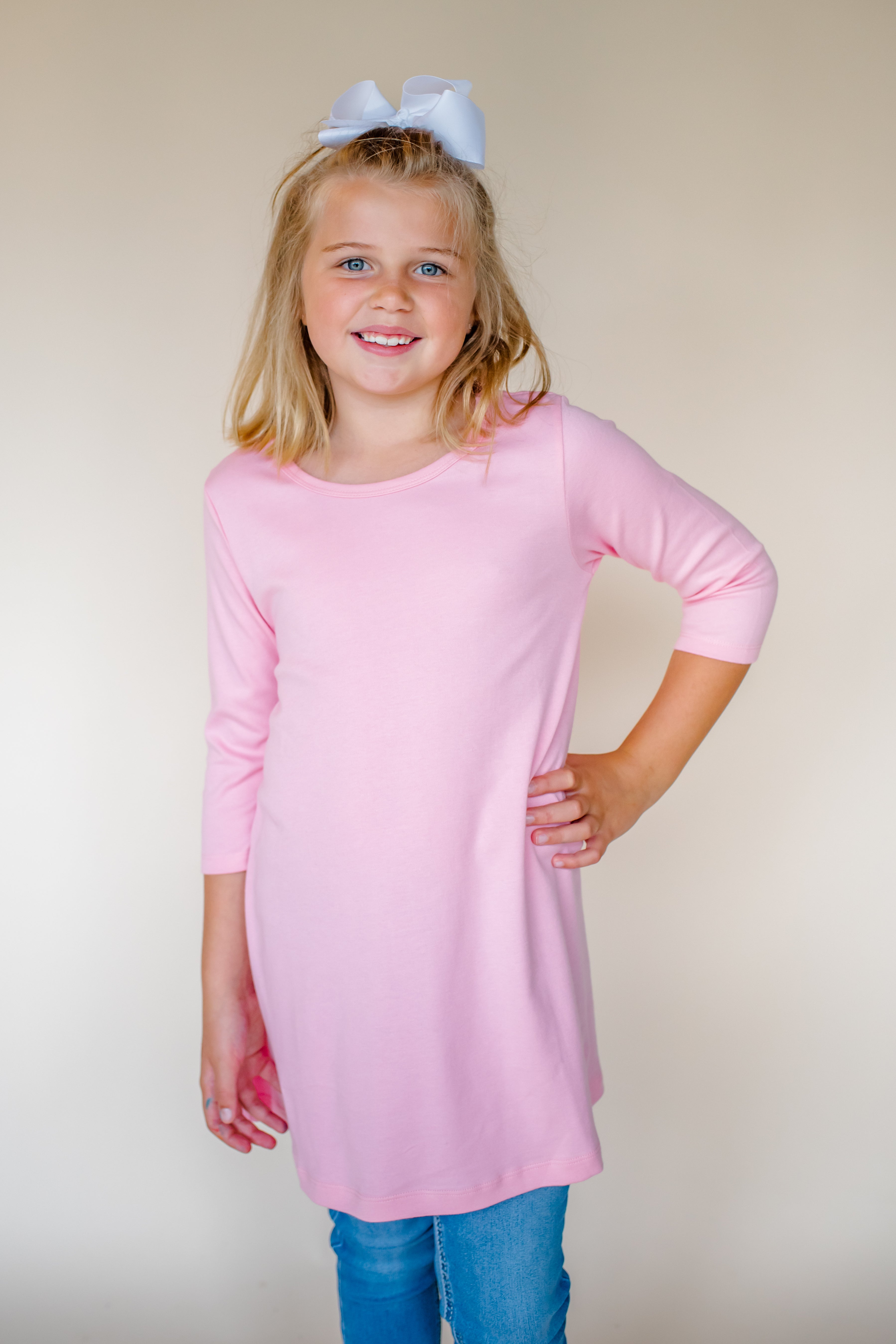 Girl's Straight Sleeve Tunics