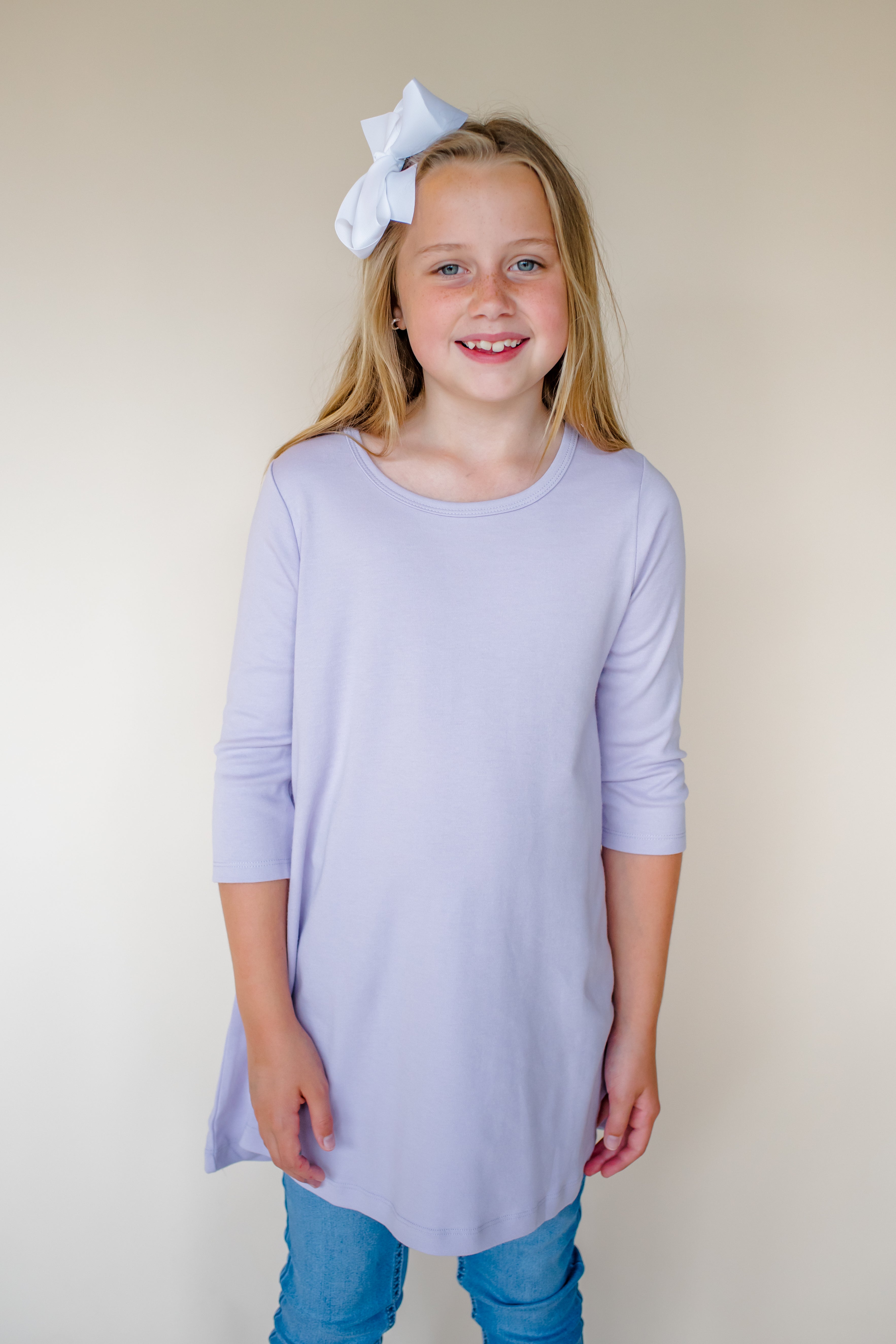 Girl's Straight Sleeve Tunics