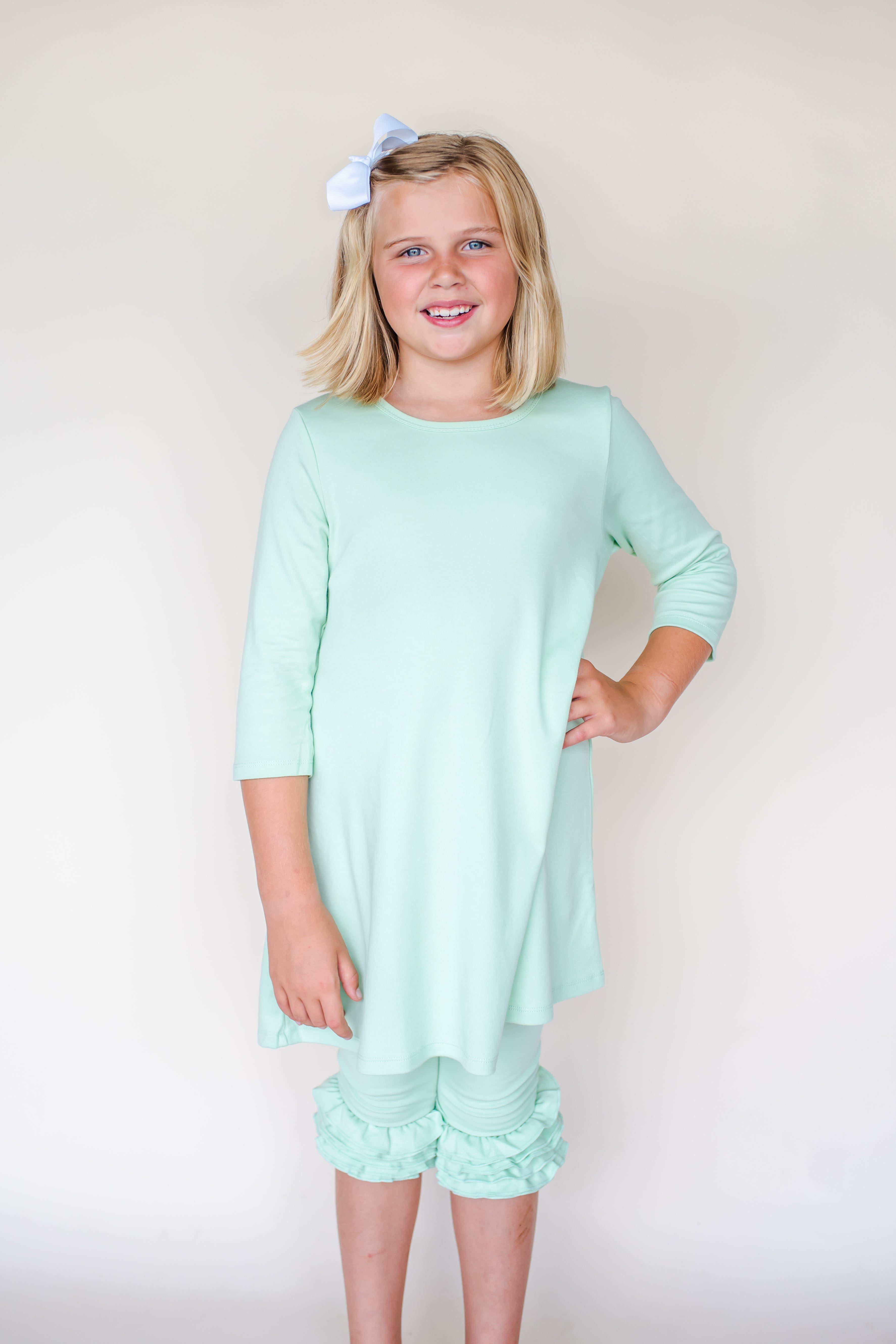 Girl's Straight Sleeve Tunics