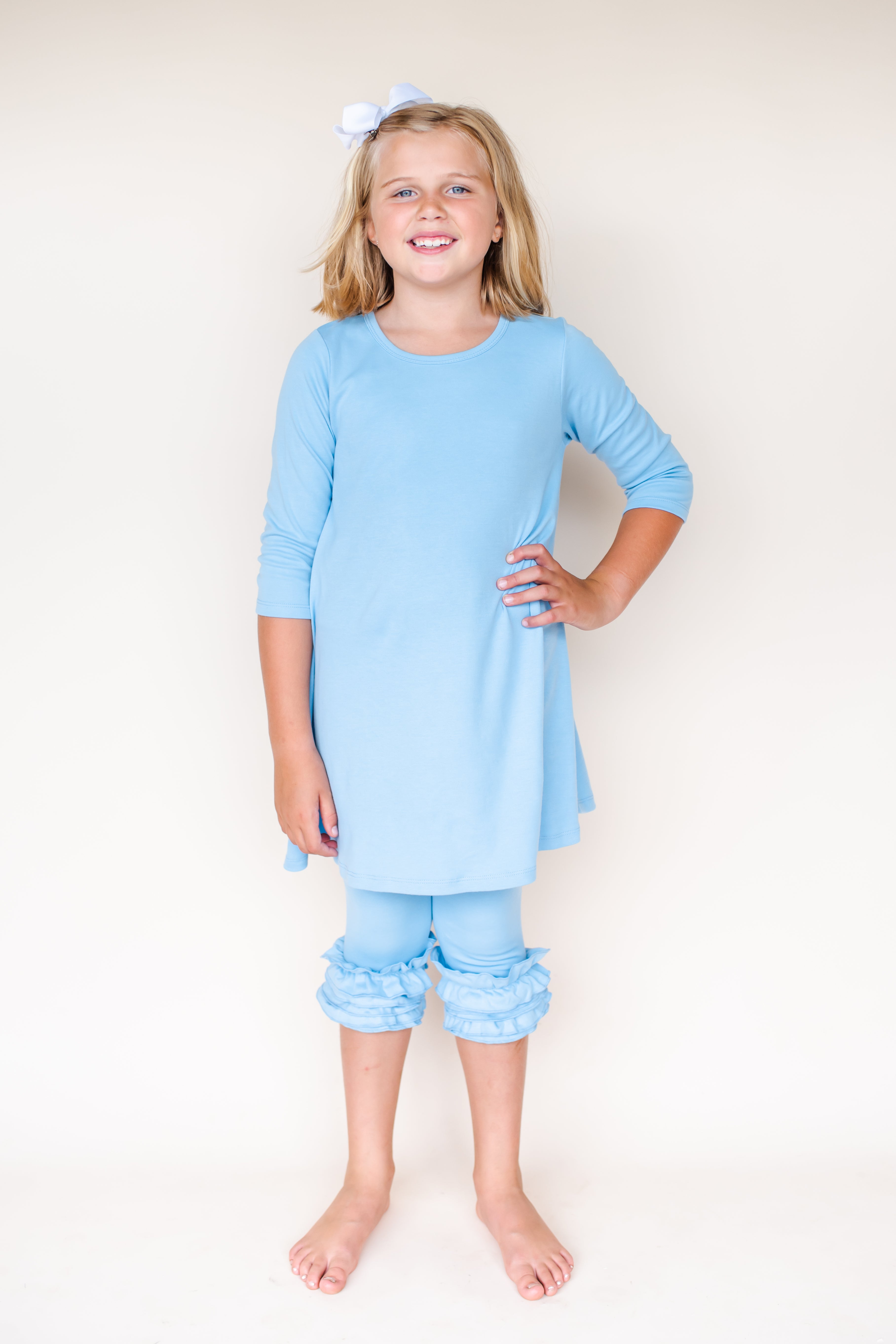 Girl's Straight Sleeve Tunics