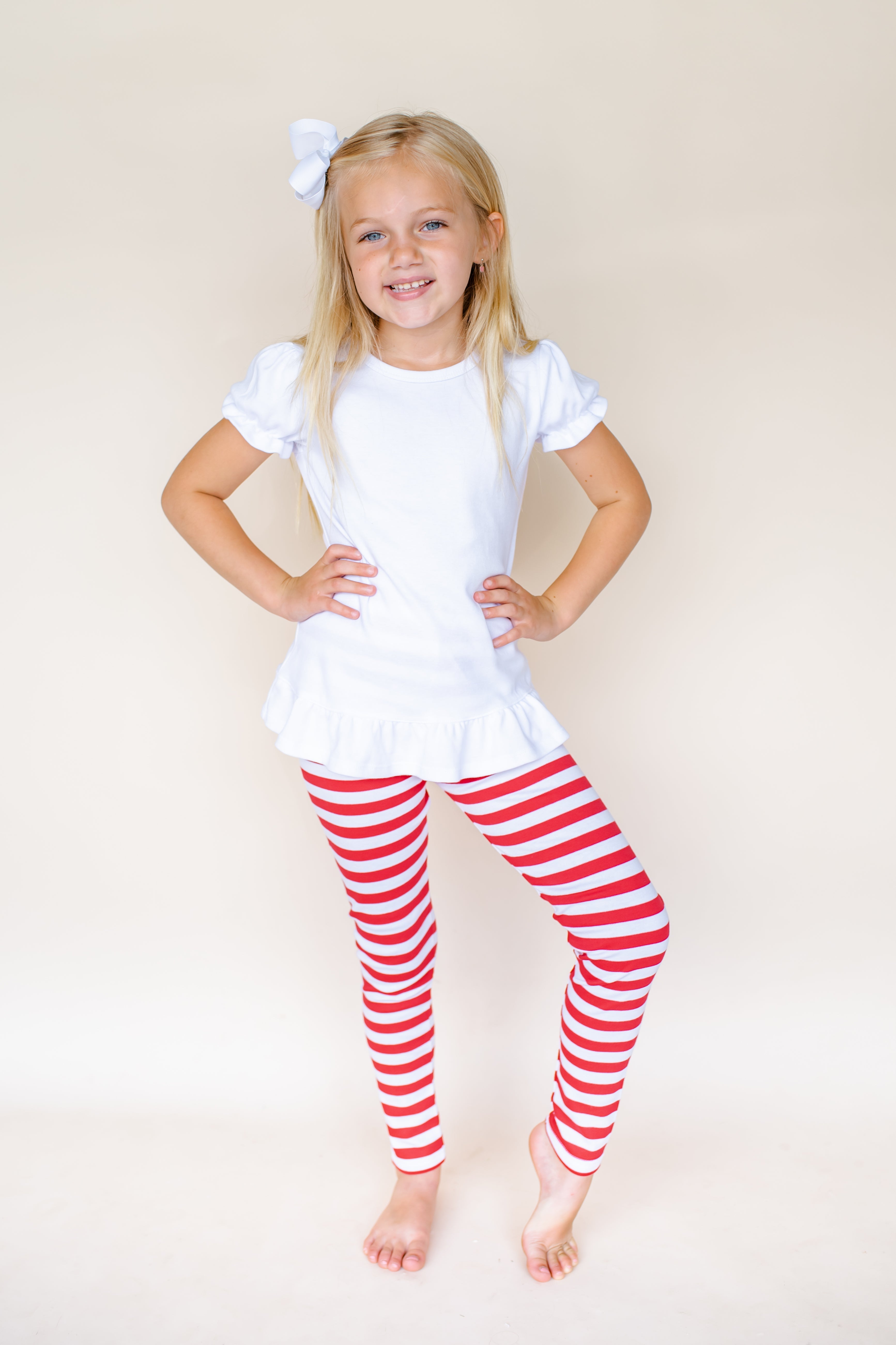 Unisex Striped Leggings