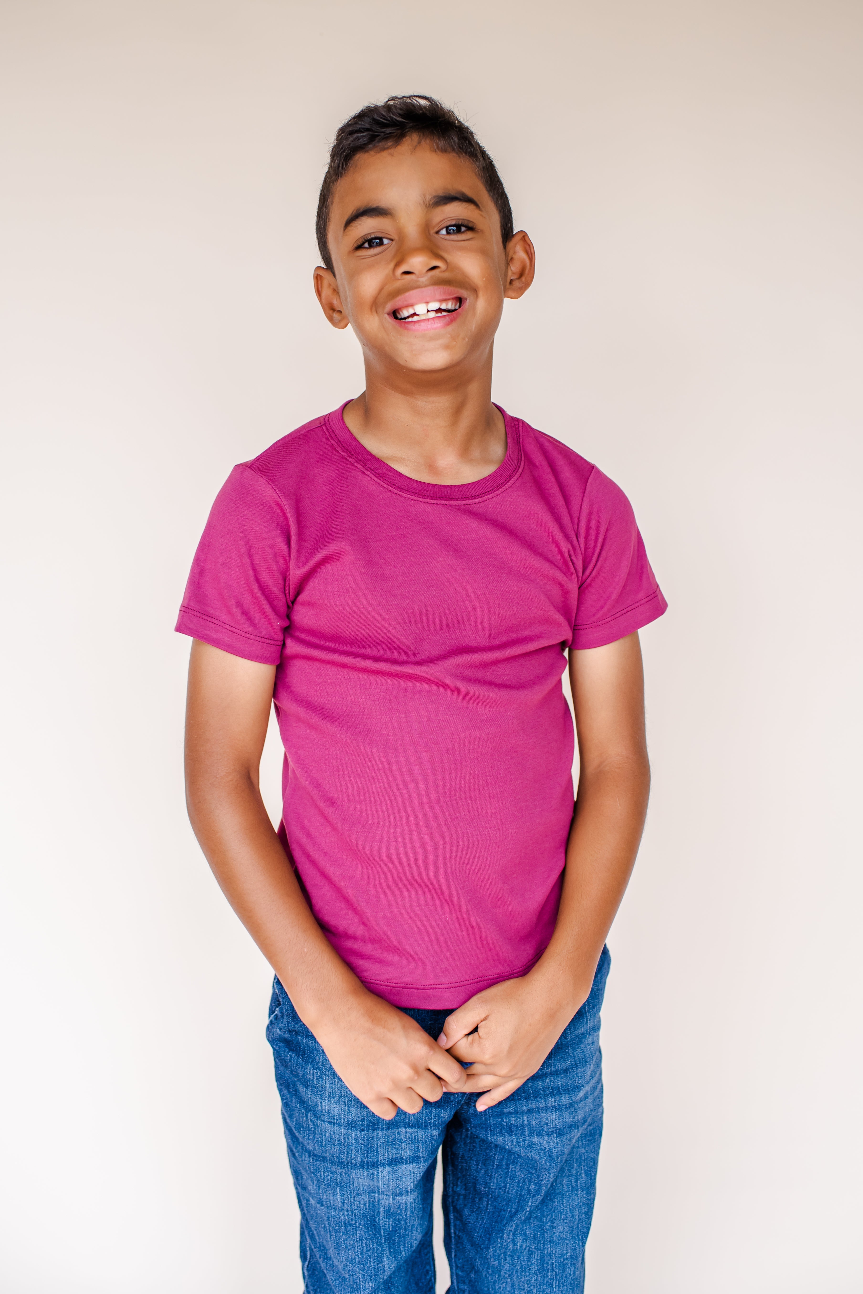 Boy's Short Sleeve Shirts (Colors)