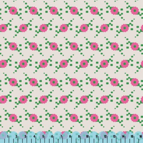 Orderly Fashion - Digital Daisy (Modal Rayon)