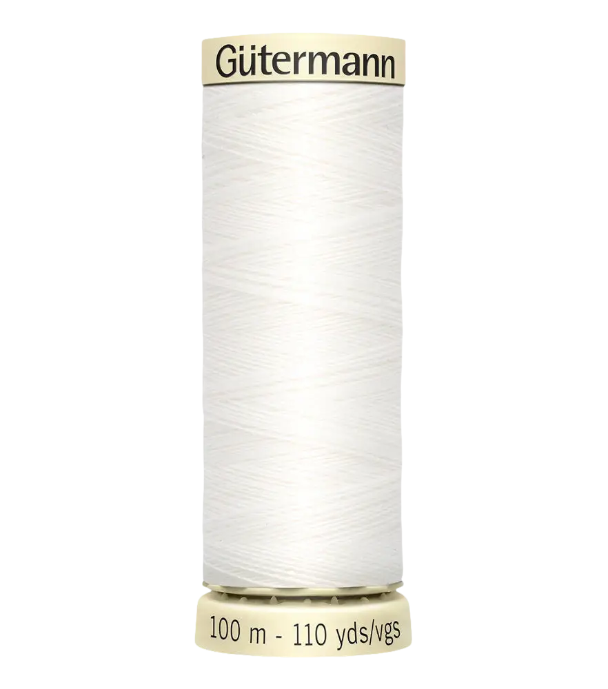Gütermann Sew All Poly - 020 Nu White - 110yds