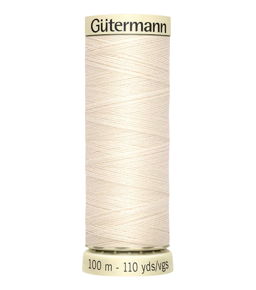 Gütermann Sew All Poly - 022 Eggshell - 110yds