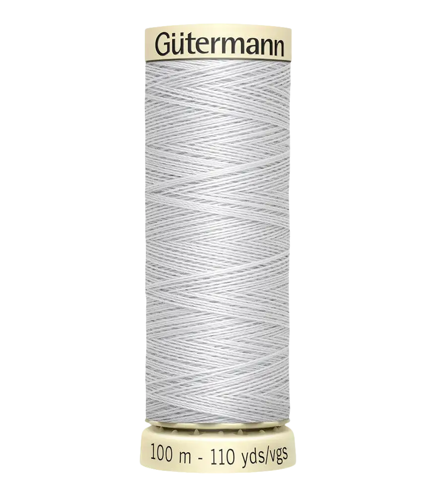 Gütermann Sew All Poly - 100 Silver - 110yds