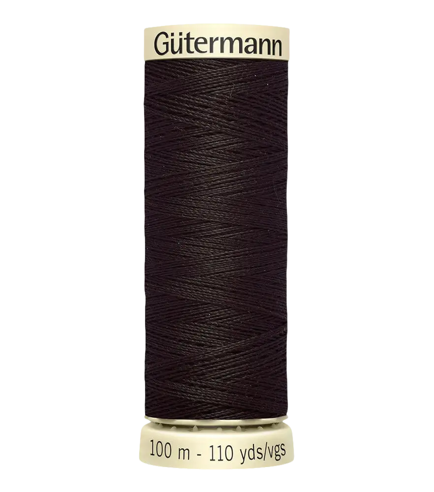Gütermann Sew All Poly - 596 Brown - 110yds