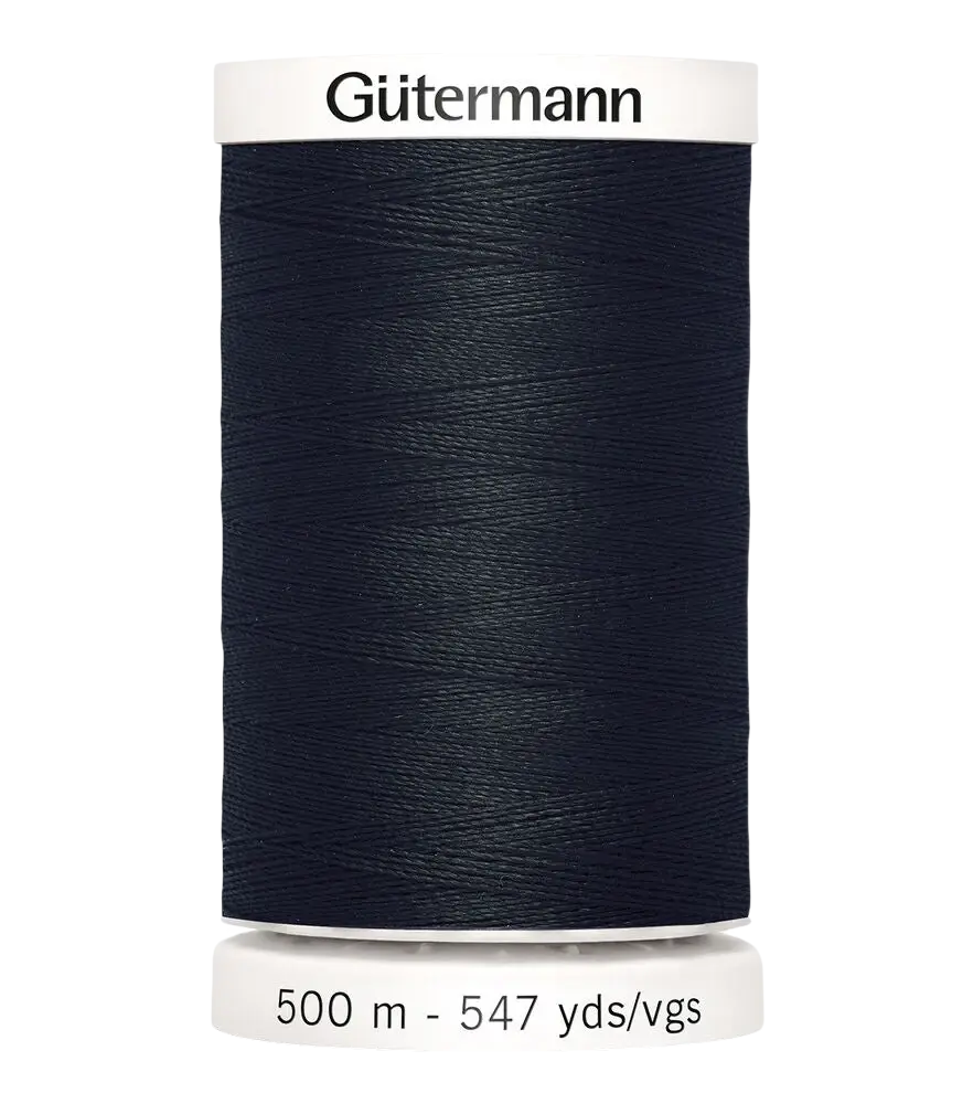 Gütermann Sew All Poly - 010 Black - 547yds
