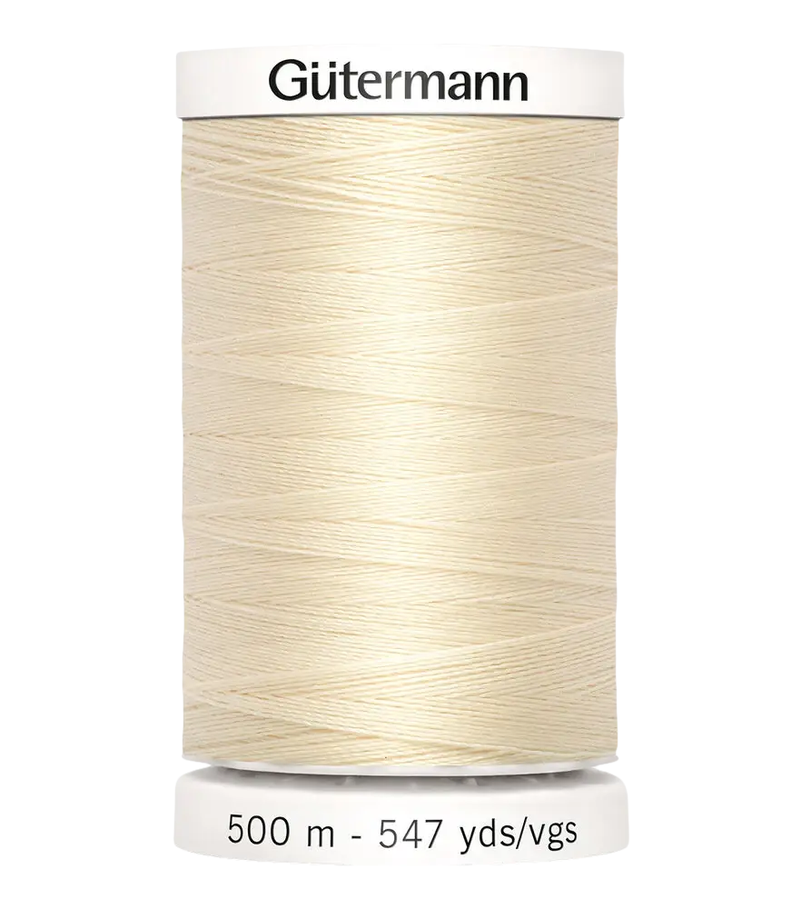 Gütermann Sew All Poly - 800 Ivory - 547yds