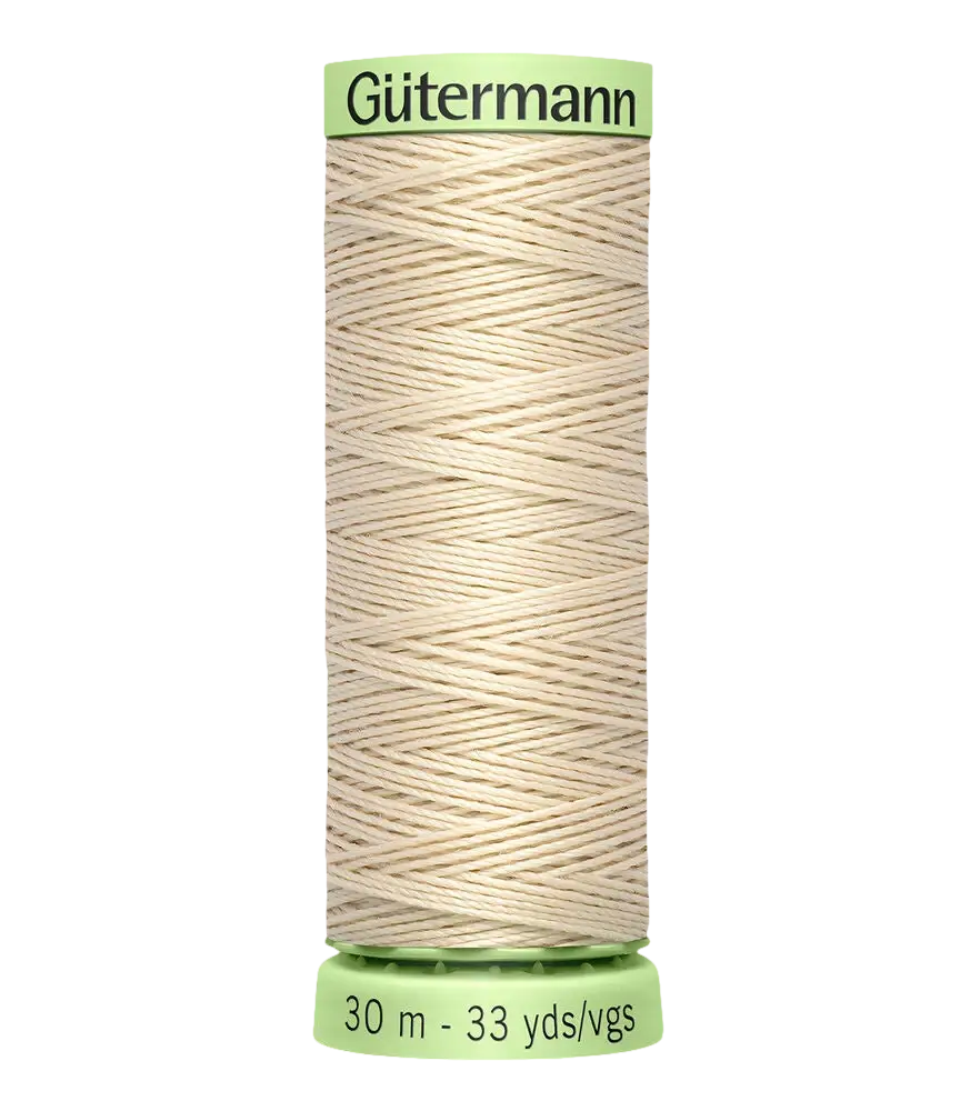 Gütermann Top Stitch Heavy Duty - 030 Bone - 33yds