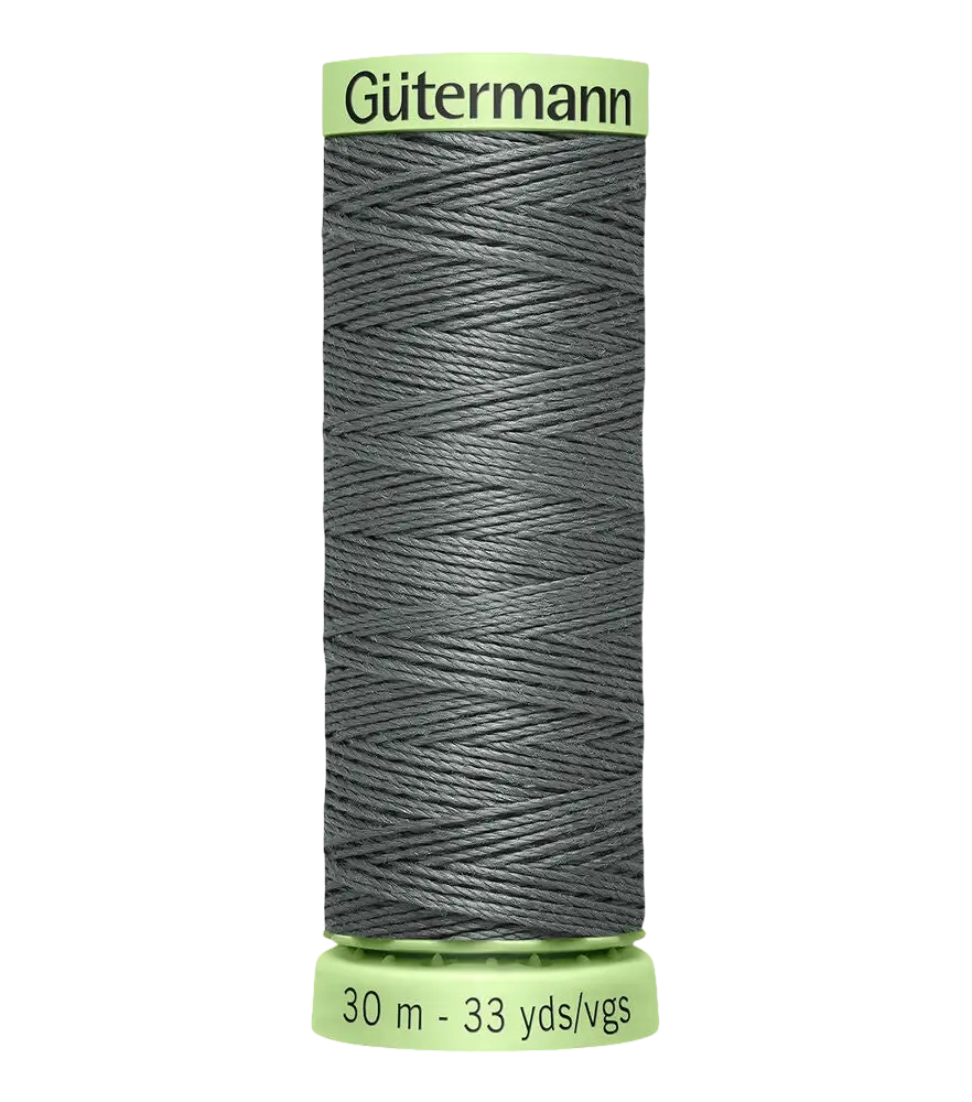 Gütermann Top Stitch Heavy Duty - 115 Rail Grey - 33yds