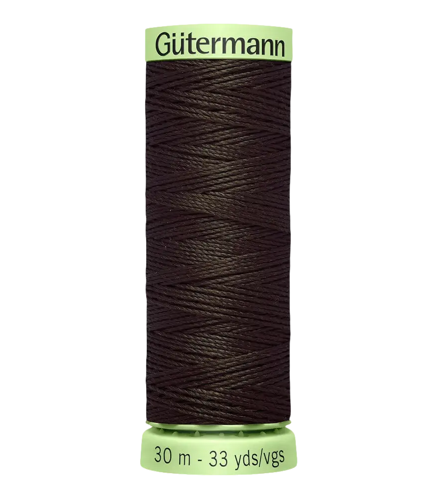 Gütermann Top Stitch Heavy Duty - 596 Brown - 33yds