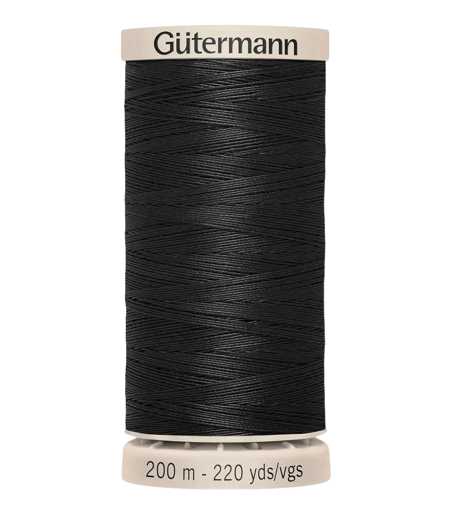Gütermann Hand Quilting - 5201 Black - 220yds