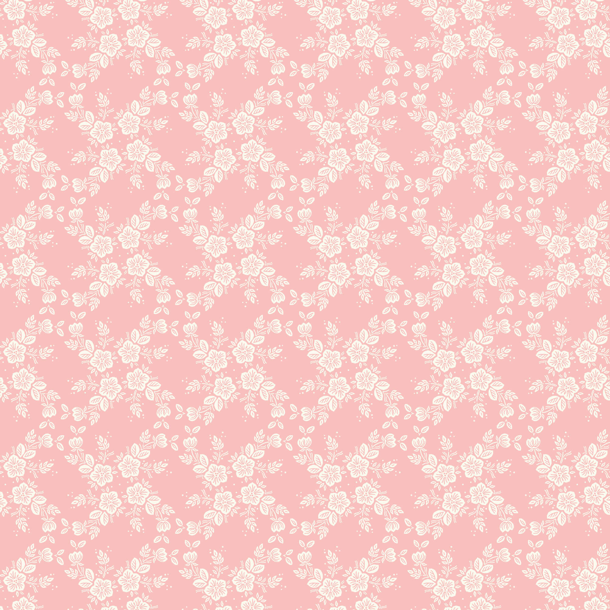 Cottage Garden - Lattice Vine - Pink