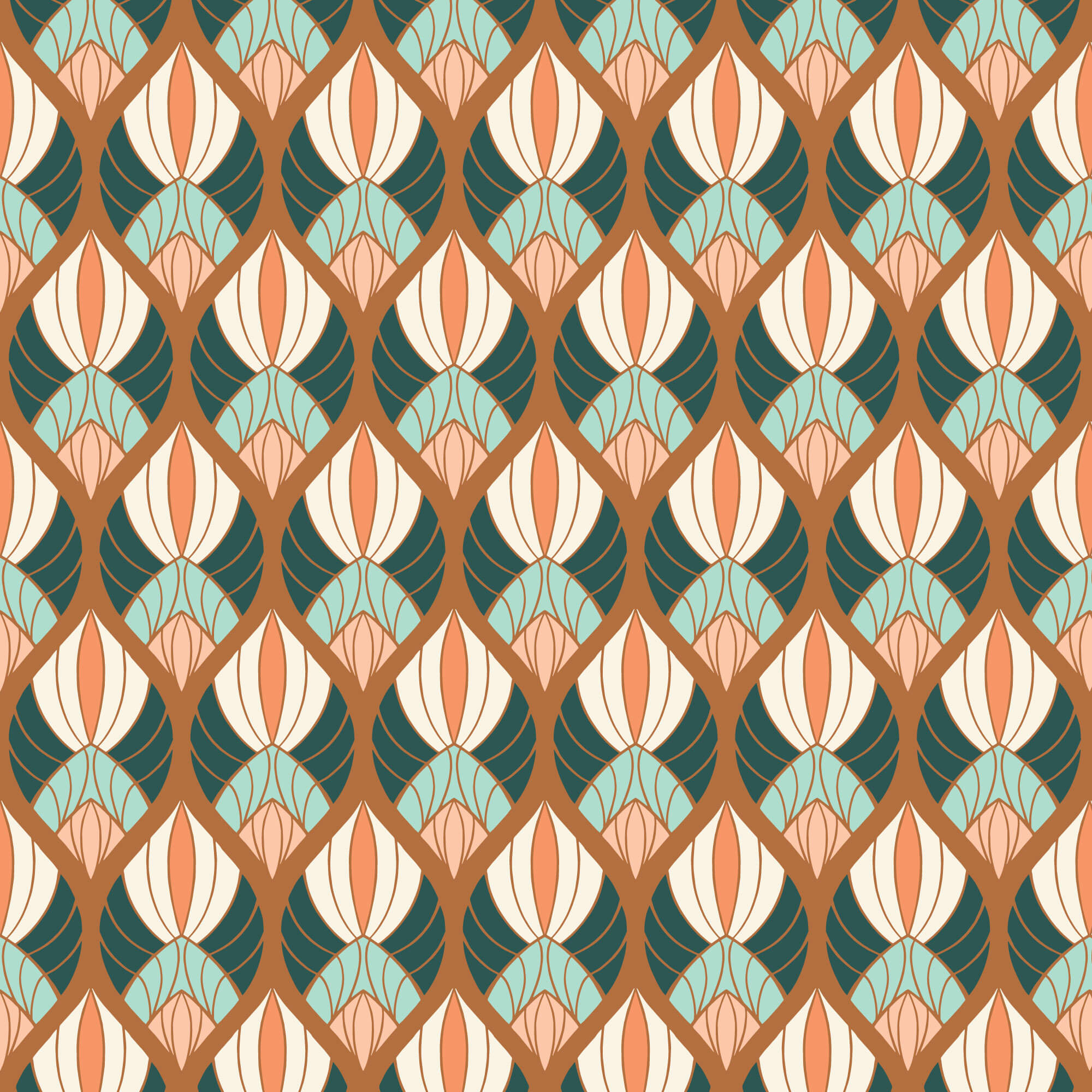 Florissima - Deco Shells - Coral