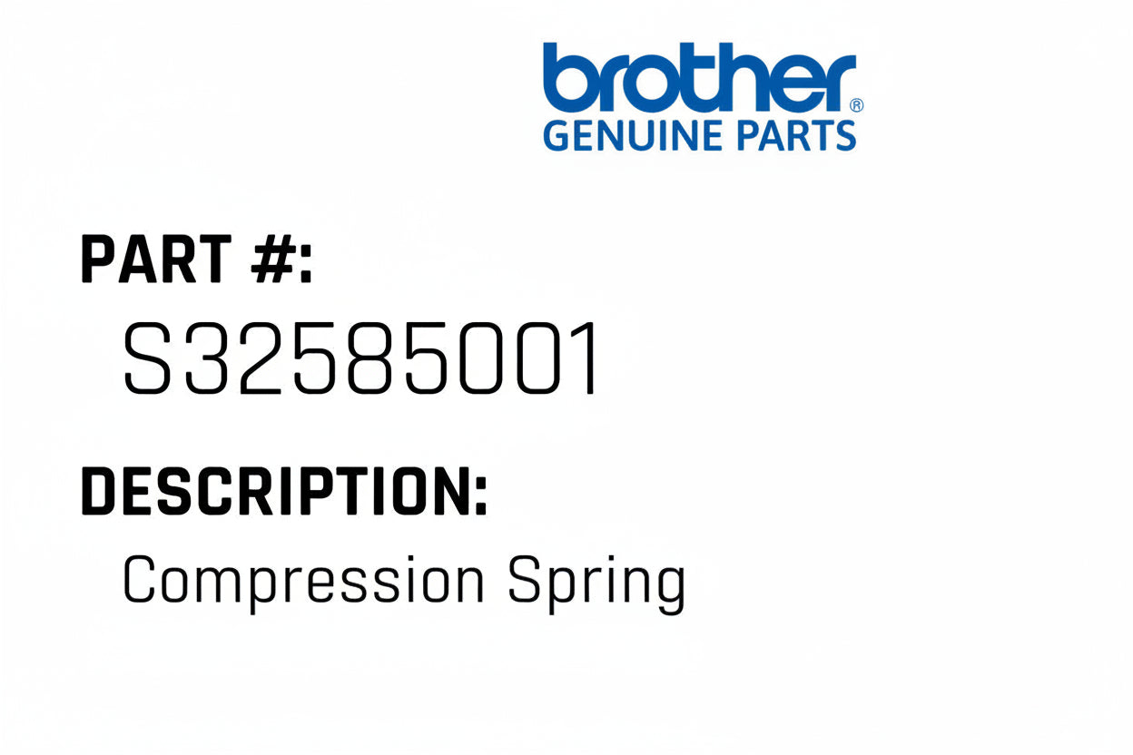 Compression Spring - Brother #S32585001