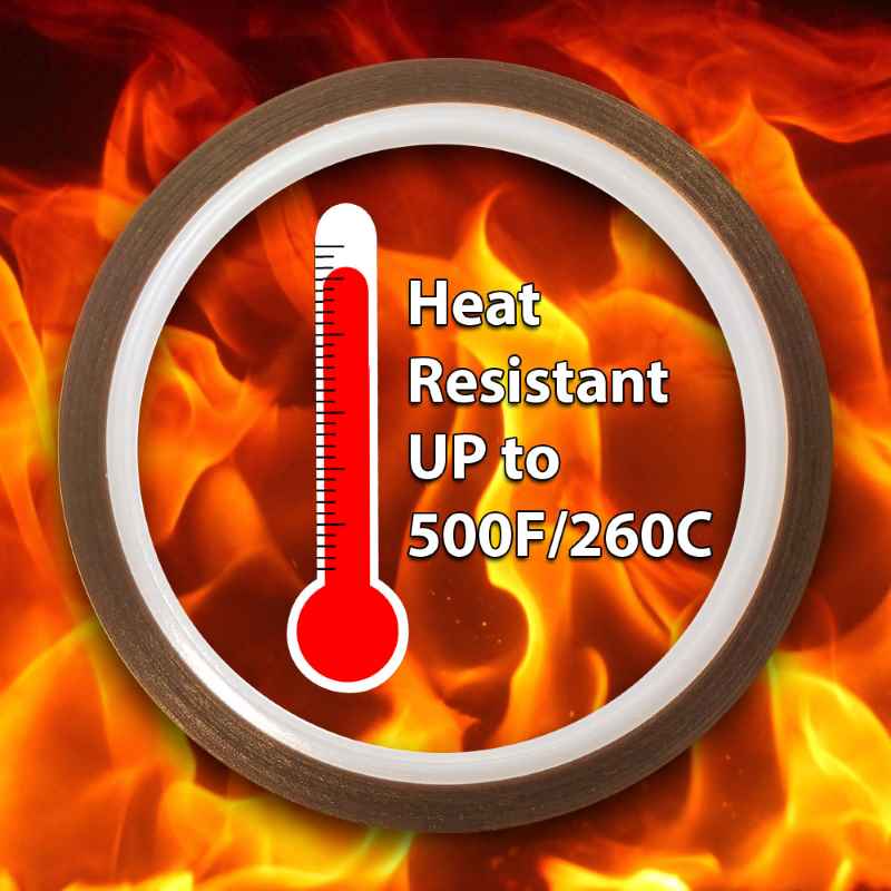 2X Sublimation Heat Tape No Residue,High Temperature Tape-12/8 mm