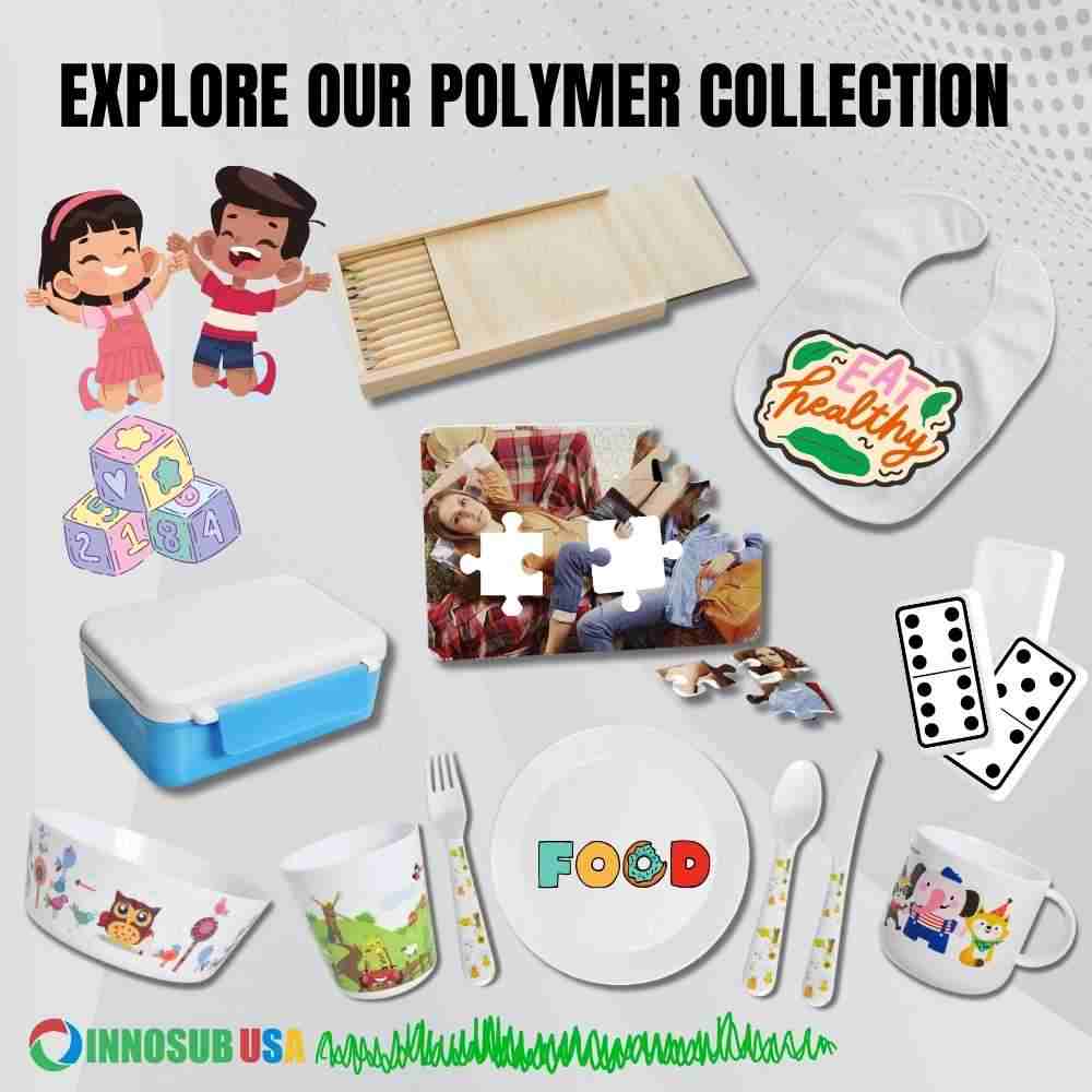 Sublimation Blanks Dominoes - Polymer Domino Game Set