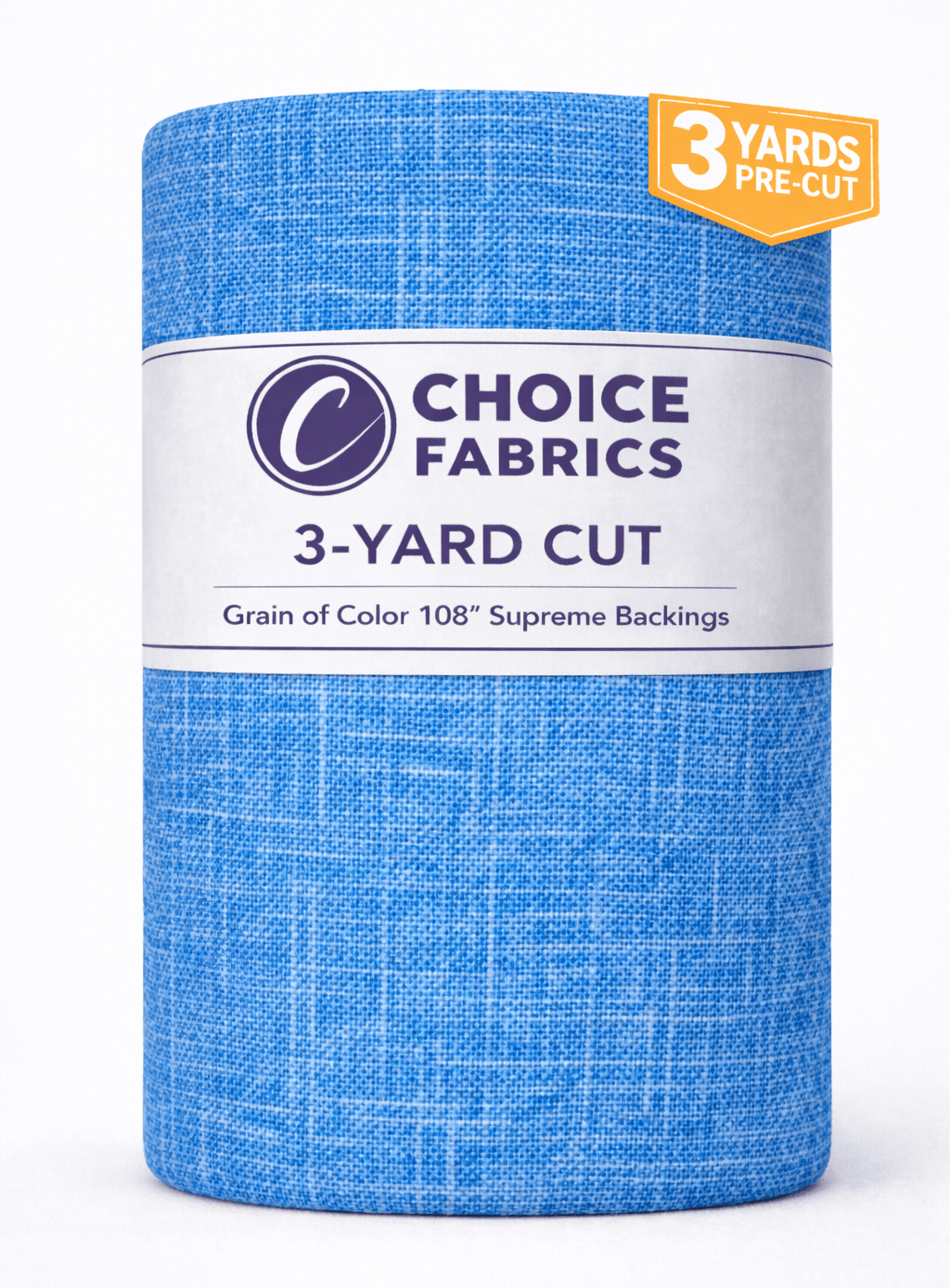 Grain of Color 108" Supreme Backings - Sky Blue (3-Yard Pack)