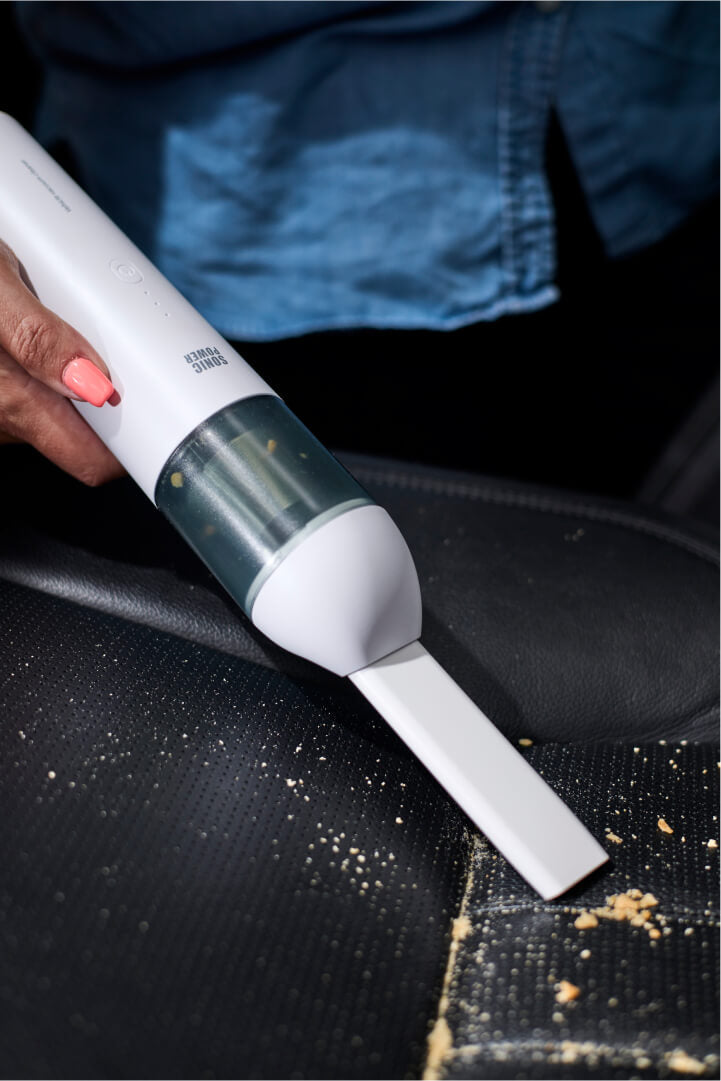 Sonic Power Mini Vacuum (White/Blue)