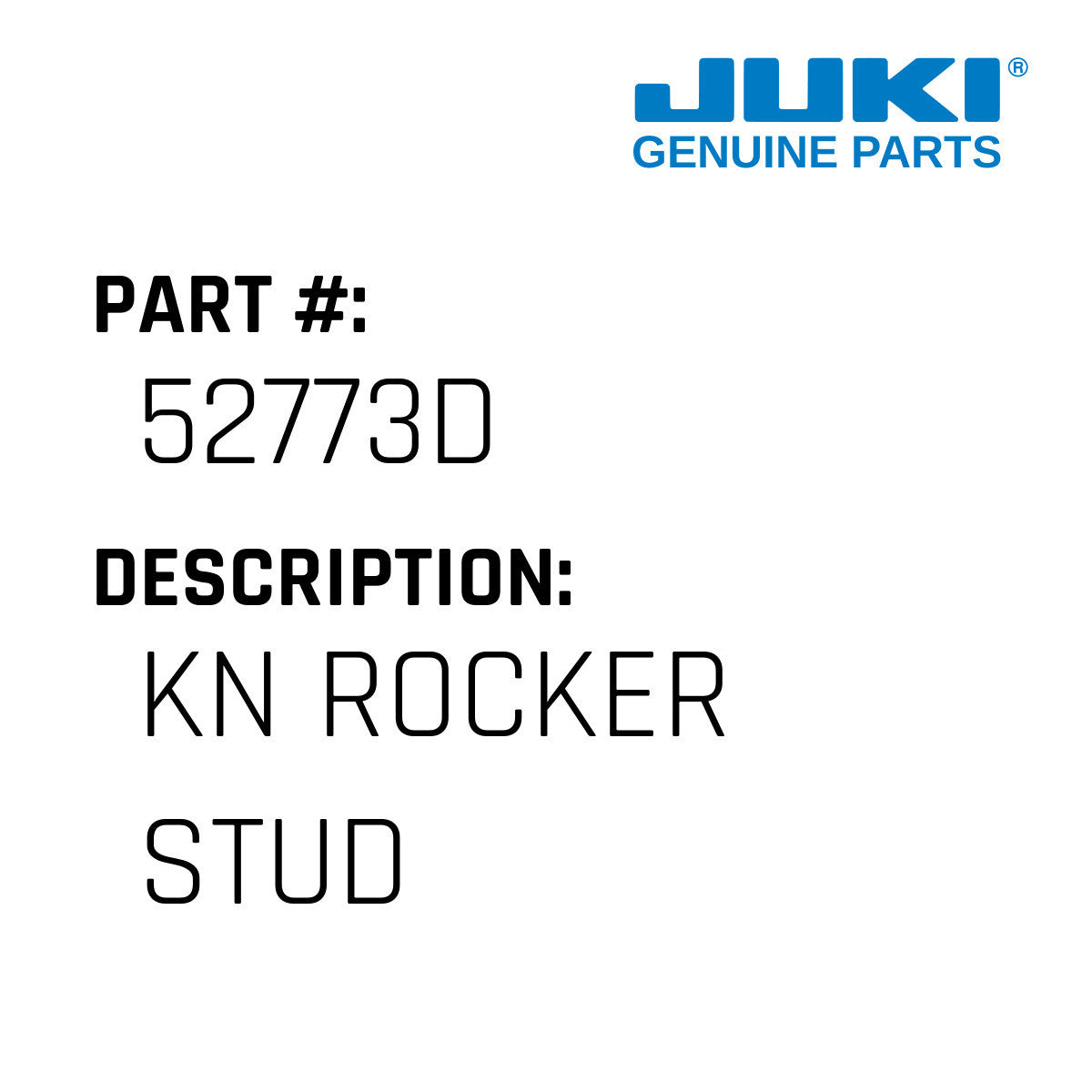 Kn Rocker Stud - Juki #52773D