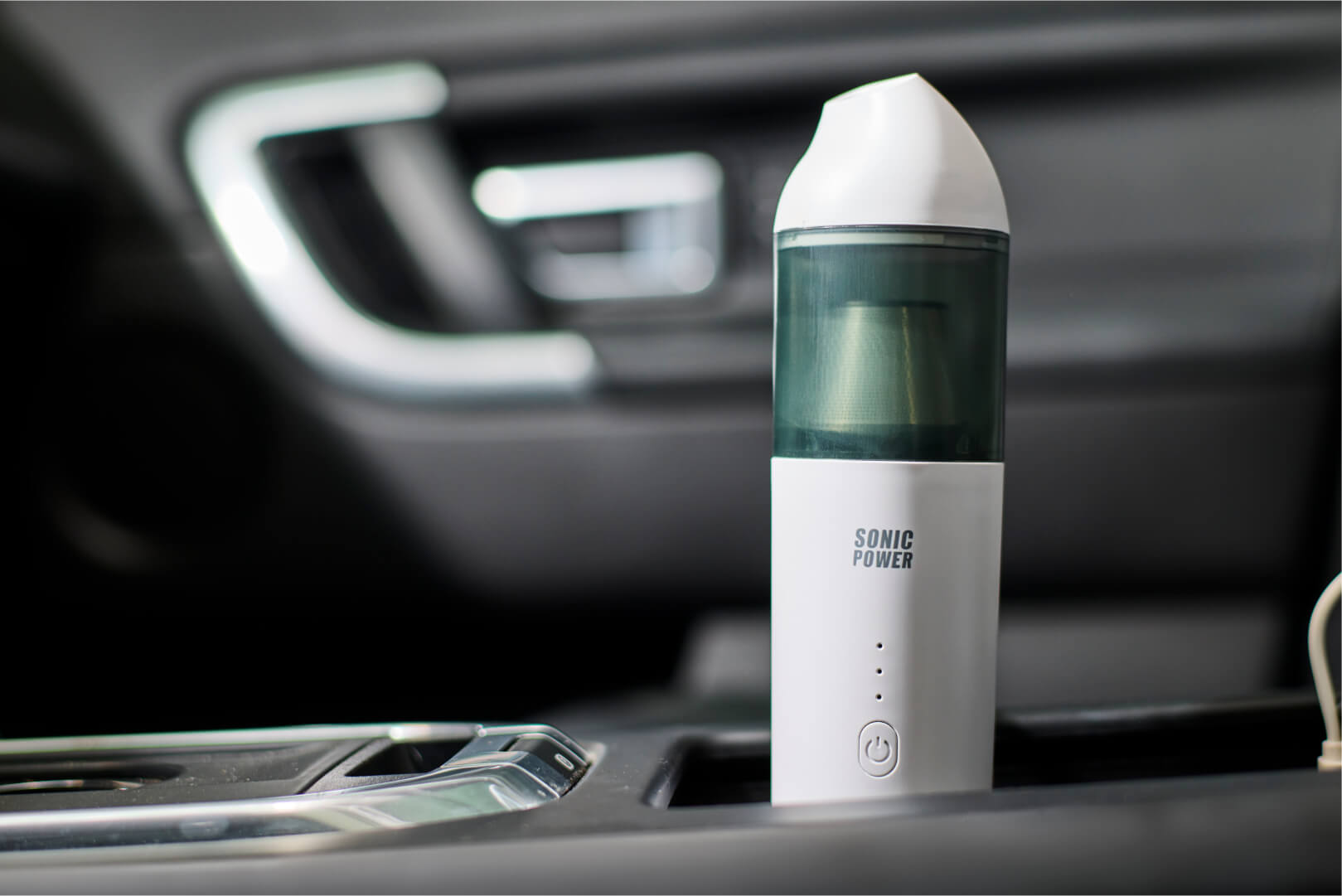 Sonic Power Mini Vacuum (White/Blue)