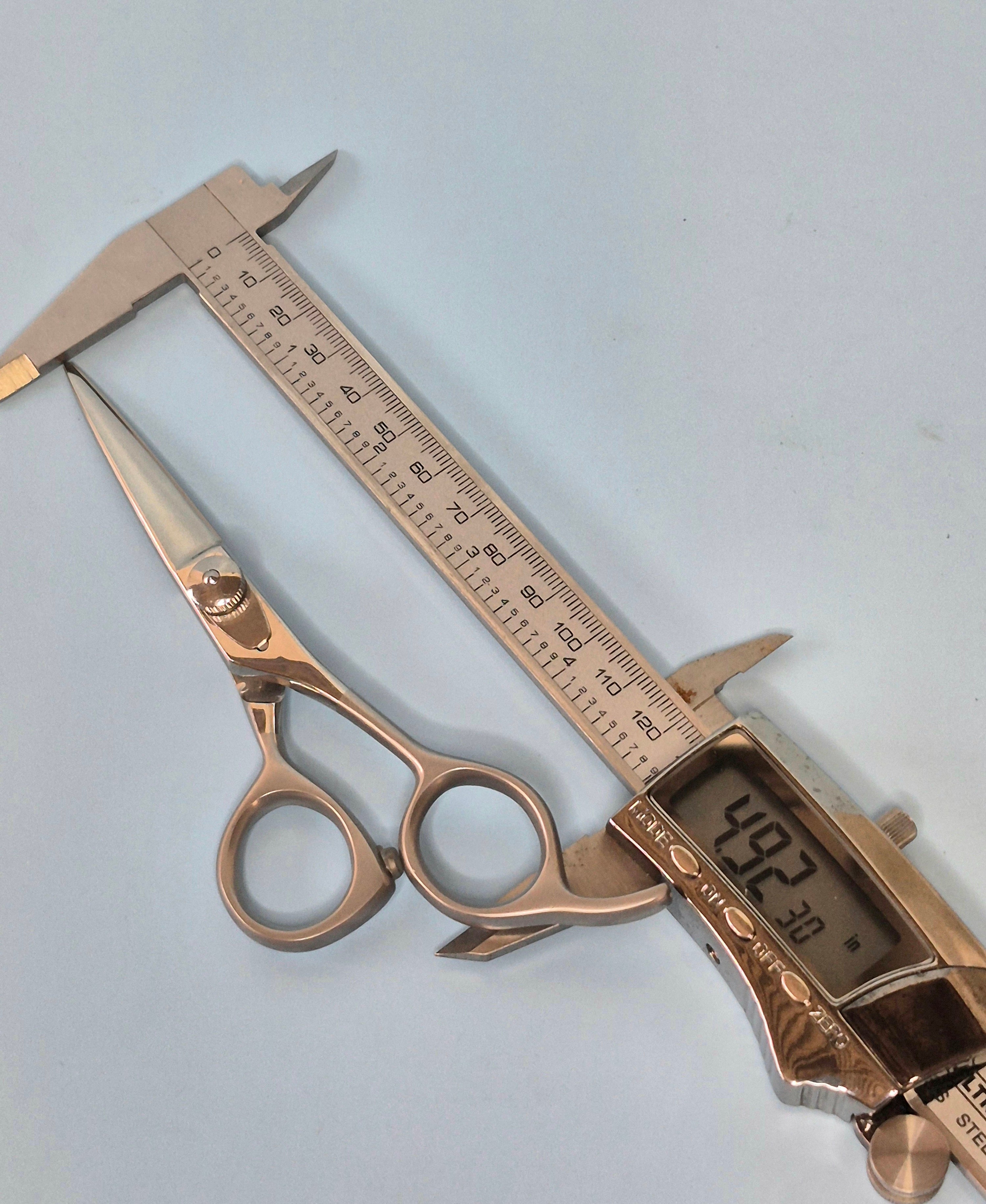 Mini Shears Offset 4.75" with finger rest, offset handle