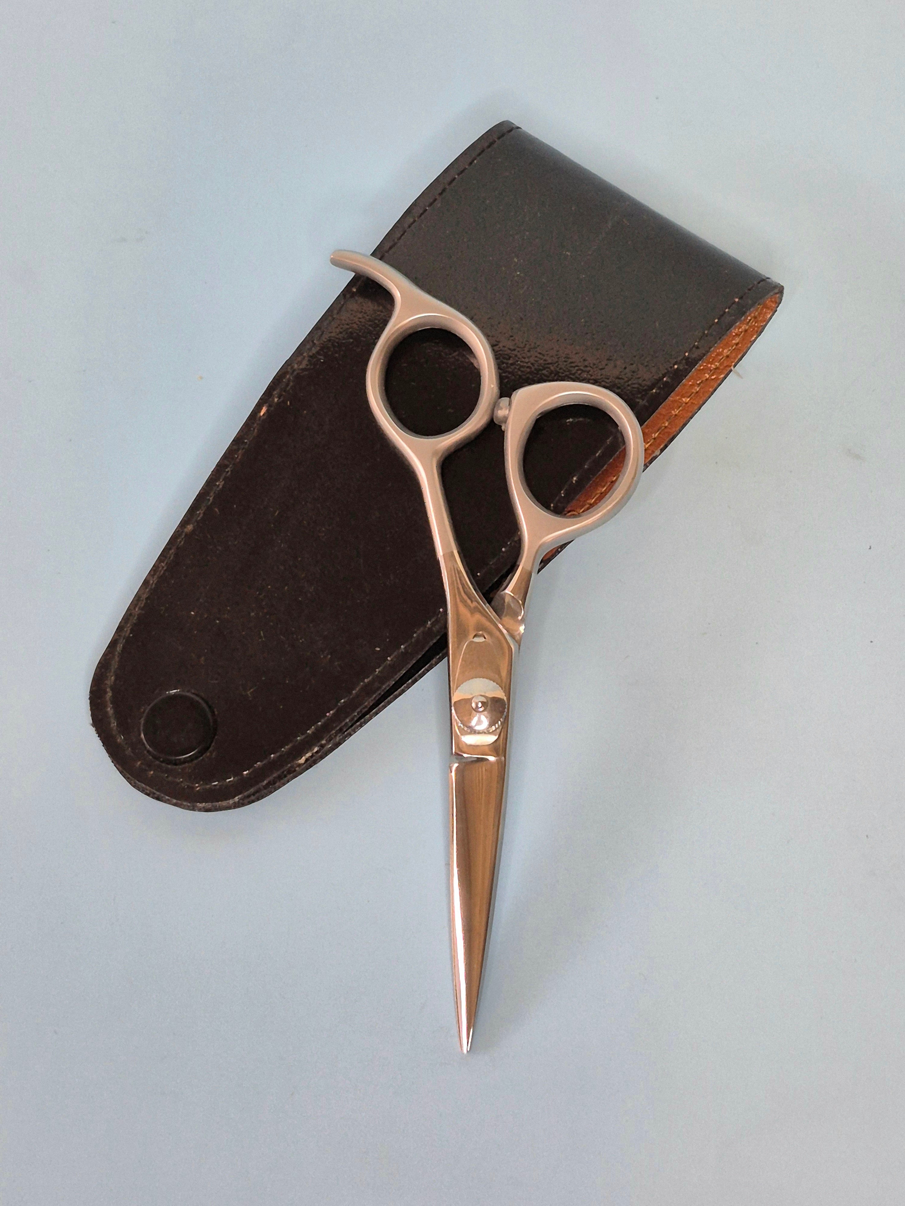 Mini Shears Offset 4.75" with finger rest, offset handle
