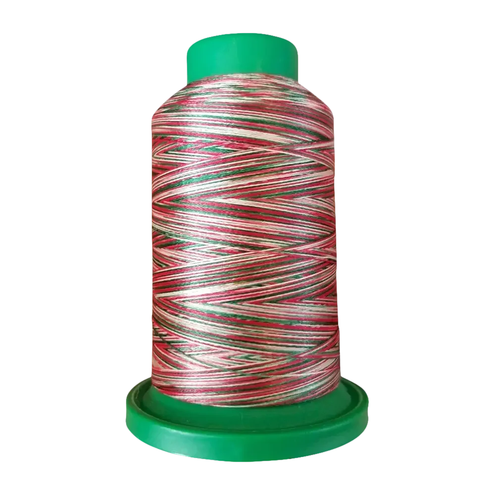 Isacord Variegated - Holly Berry Wreath 9864