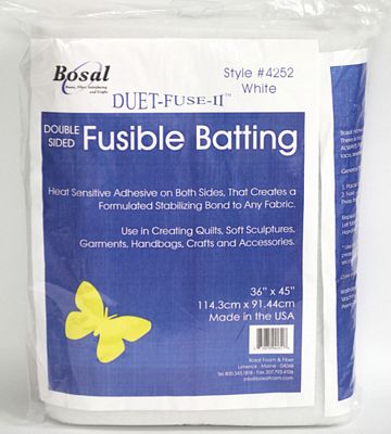 Bosal Duet II Double-Sided Fusible Batting 45 x 36 in