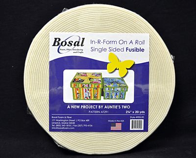 Bosal In-R-Form Single-Sided Fusible Roll 2-1/4 in x 20 yd
