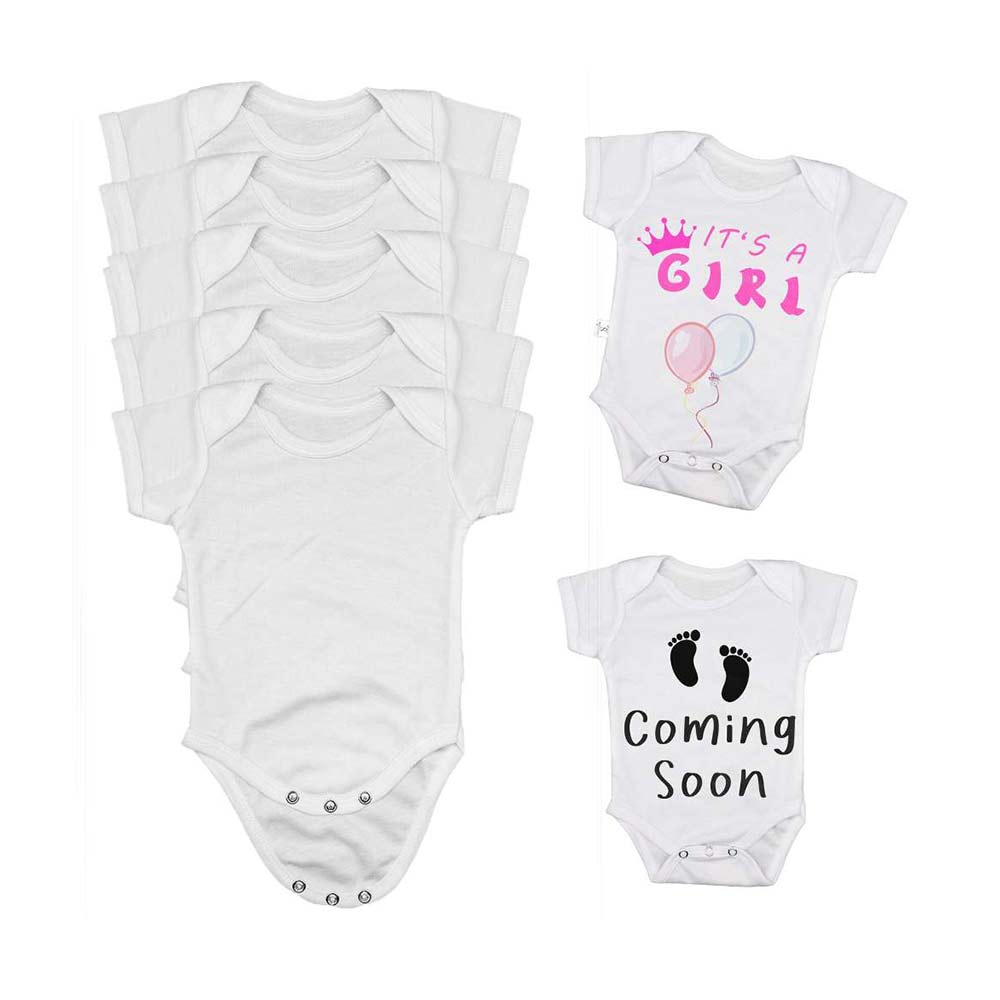 Sublimation Blank Baby Onesie Polyester White 100% polyester by INNOSUB USA