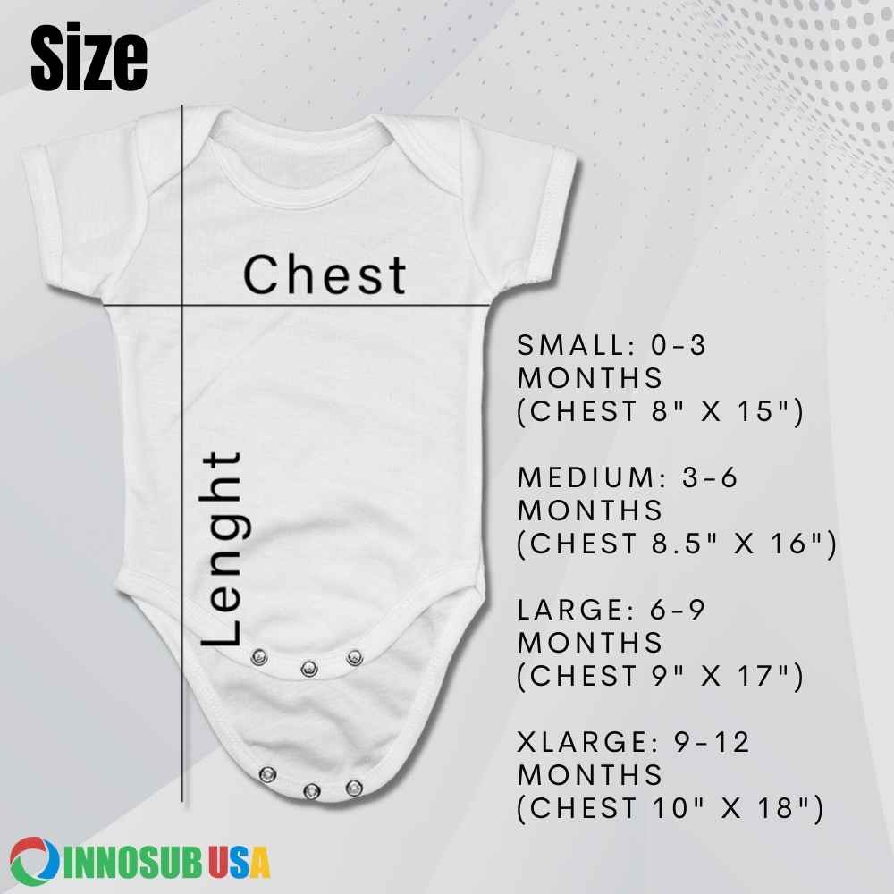 Sublimation Blank Baby Onesie Polyester White 100% polyester by INNOSUB USA