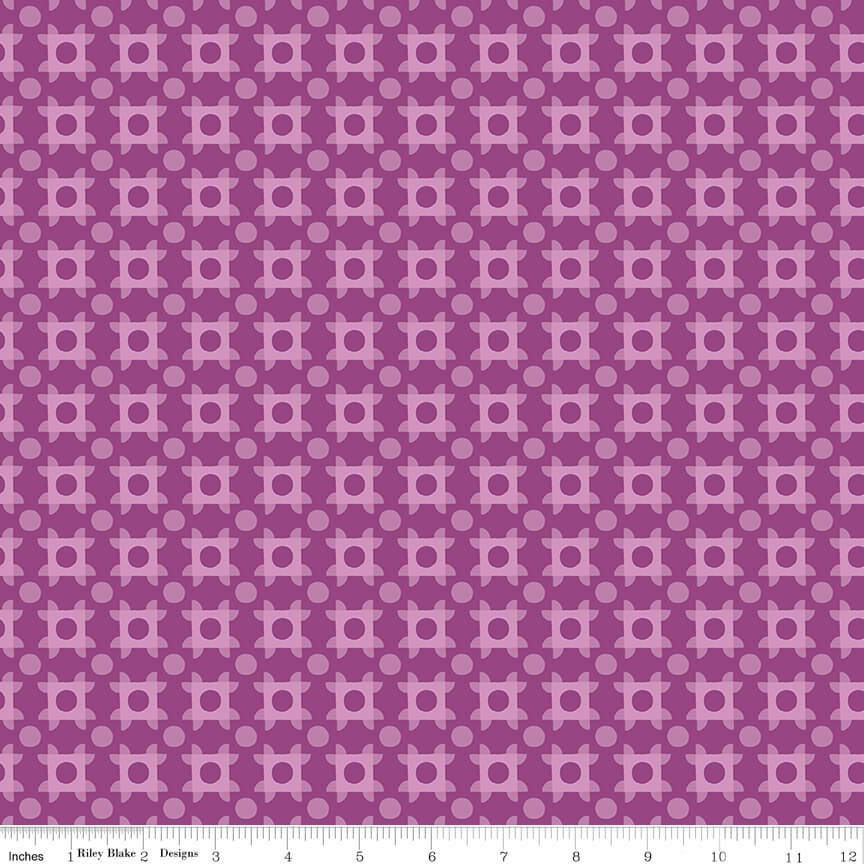 The Genesis of a Journey - Patchwork Piazza - Grape